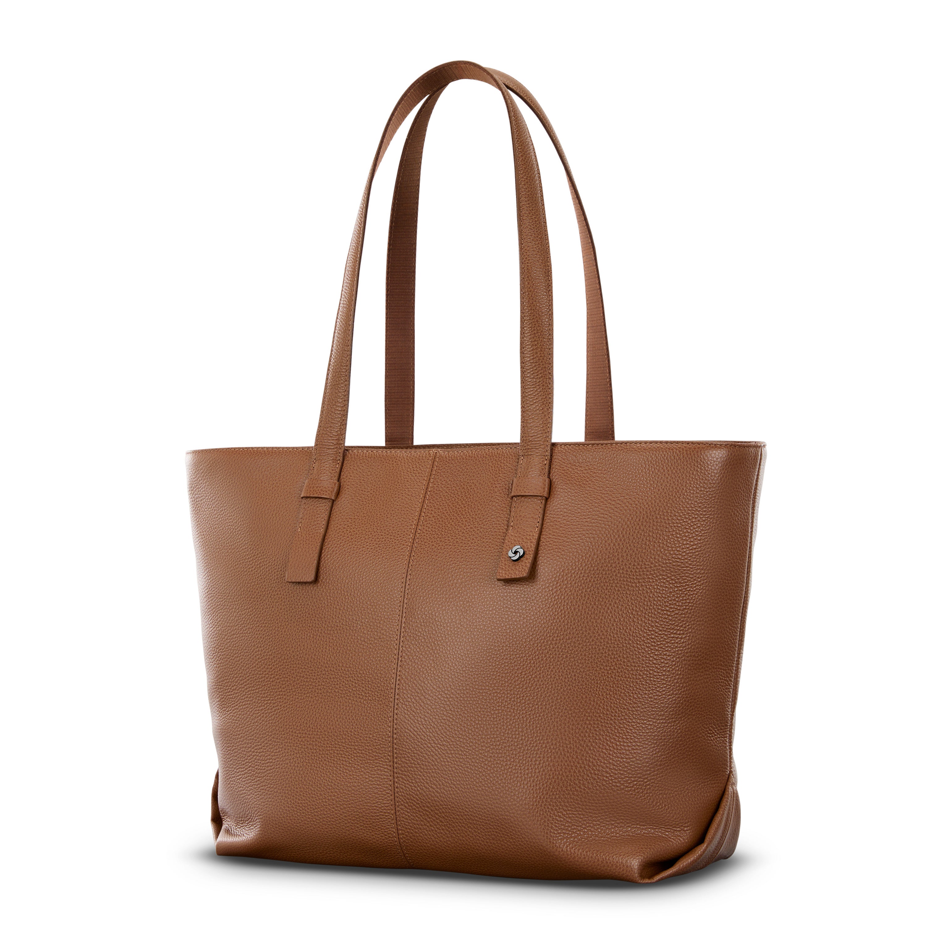 Samsonite Mobile Solution 2 Leather Tote - COGNAC
