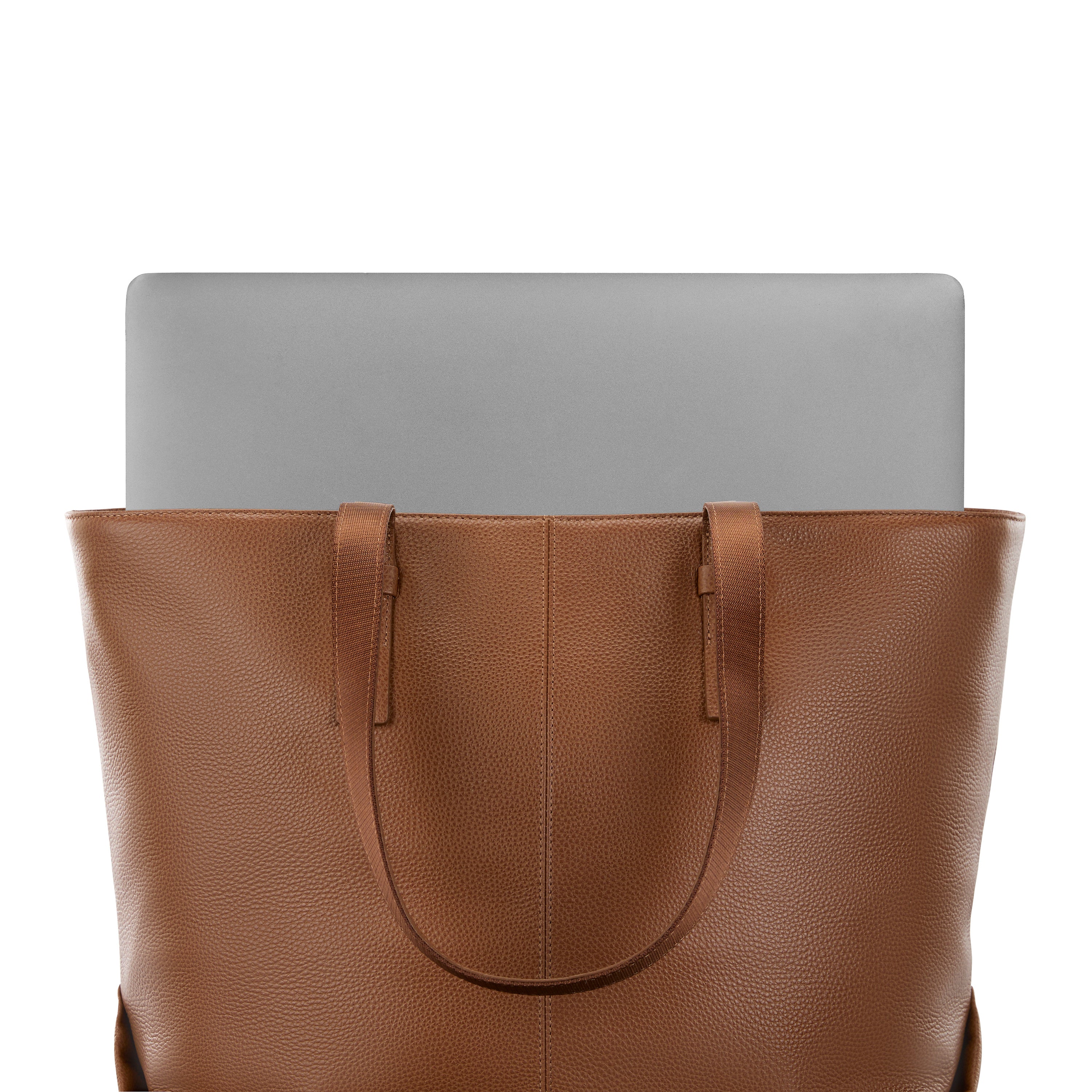 Samsonite Mobile Solution 2 Leather Tote - COGNAC