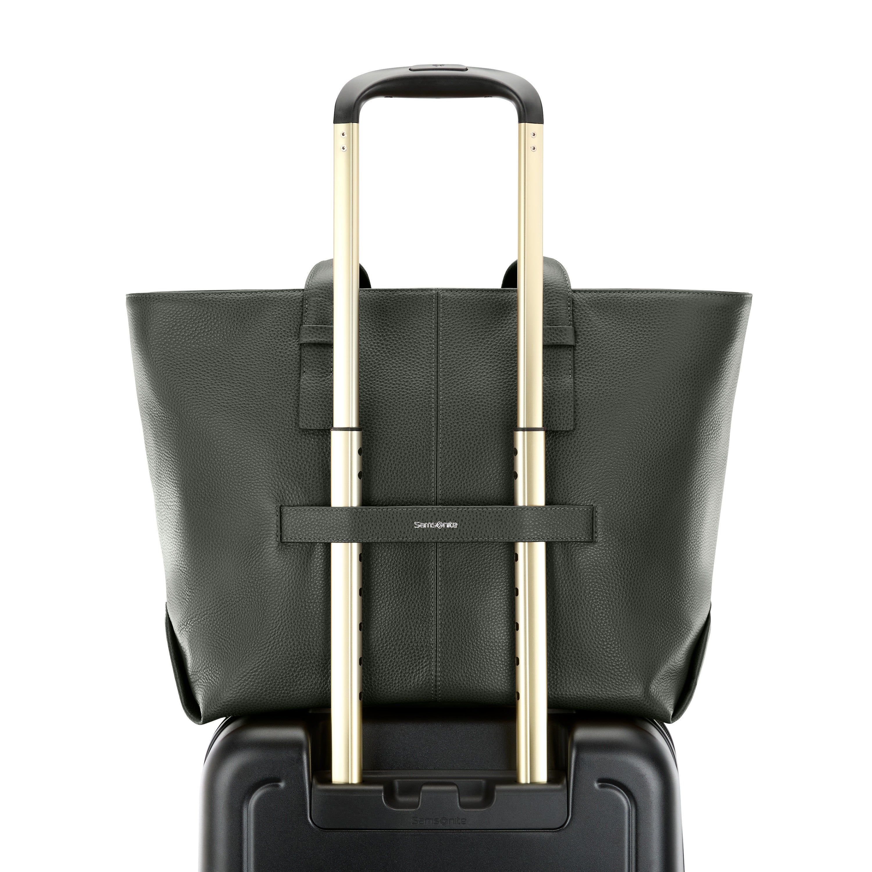 Samsonite Mobile Solution 2 Leather Tote - OLIVE