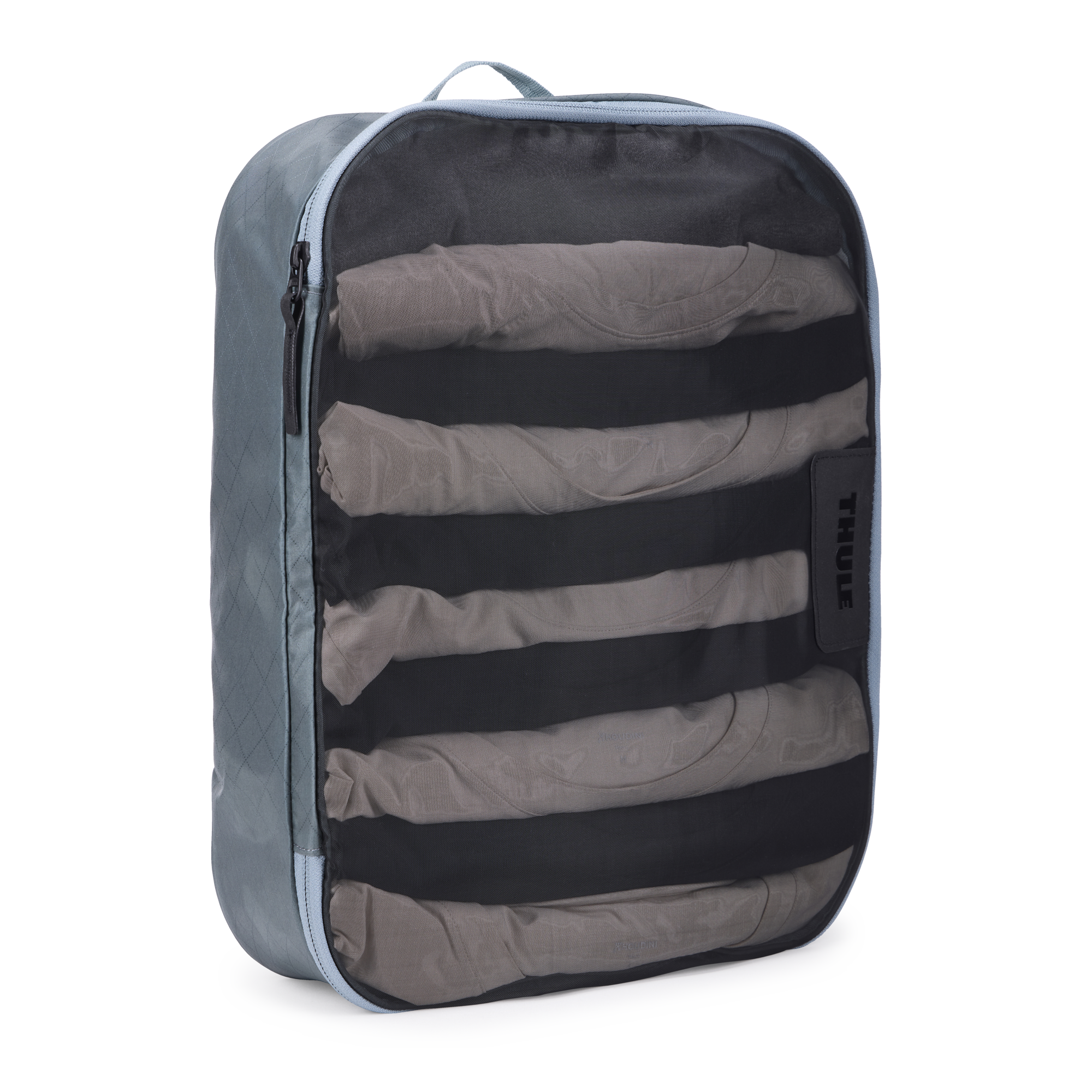 Thule Packing Cube Large in Pond Gray — front view # color_Pond Gray