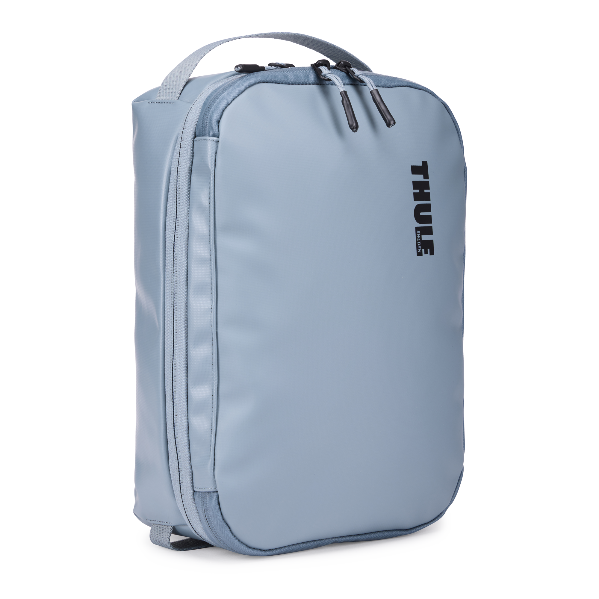 Thule Chasm Large Gear Cube in Pond Gray — front view # color_Pond Gray
