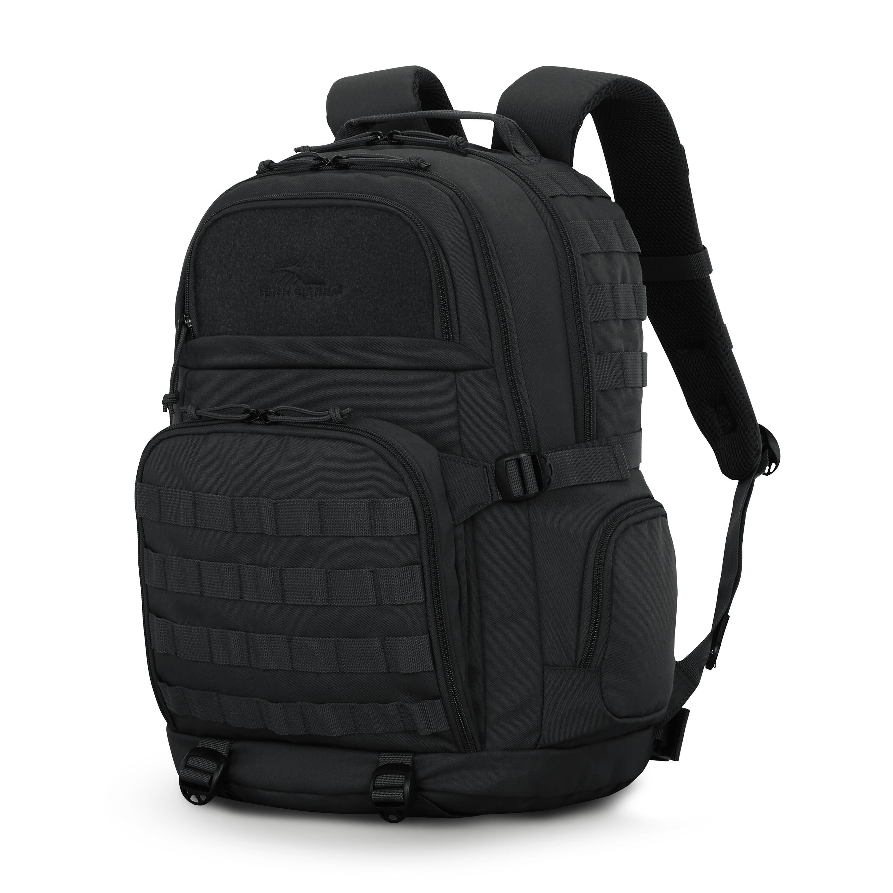 High Sierra Pathsetter Backpack in Black — front view
