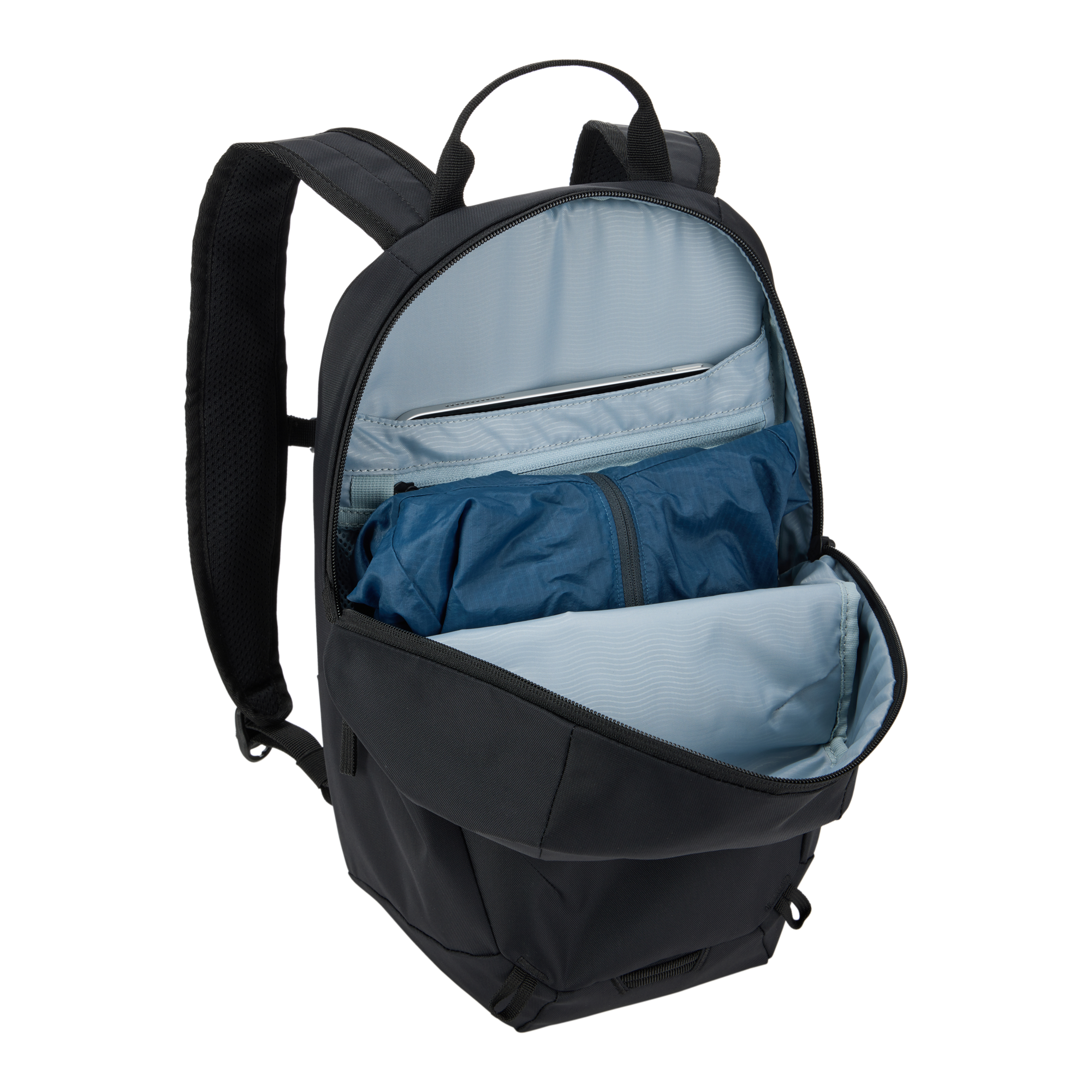 Thule EnRoute Backpack 12L in Black — interior view # color_Black