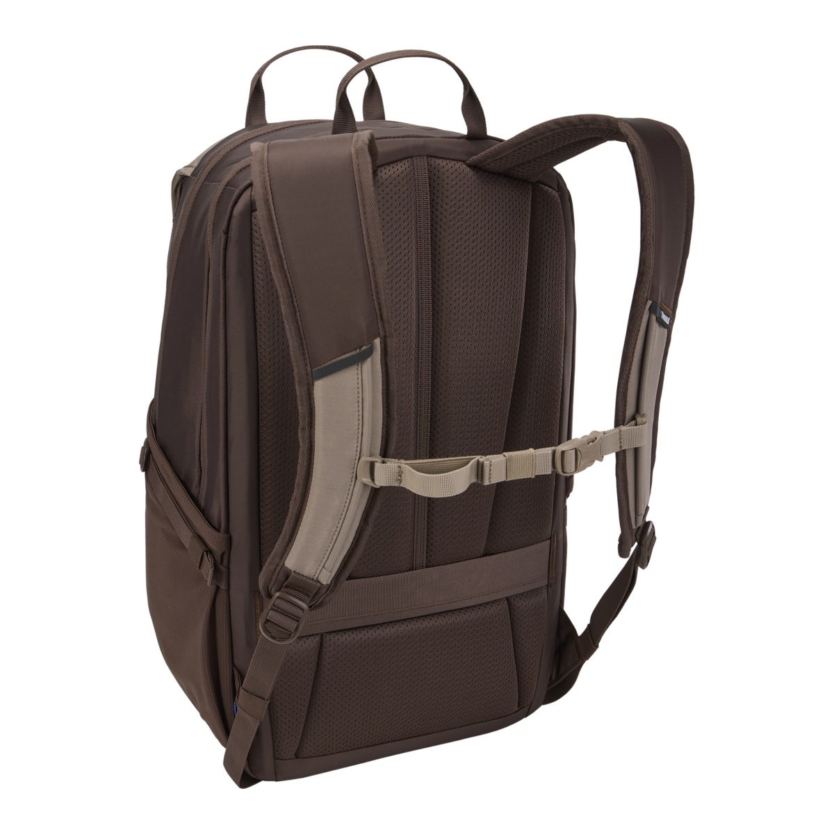 Thule EnRoute Backpack 26L in Tinted Taupe/Nuanced Brown — back view