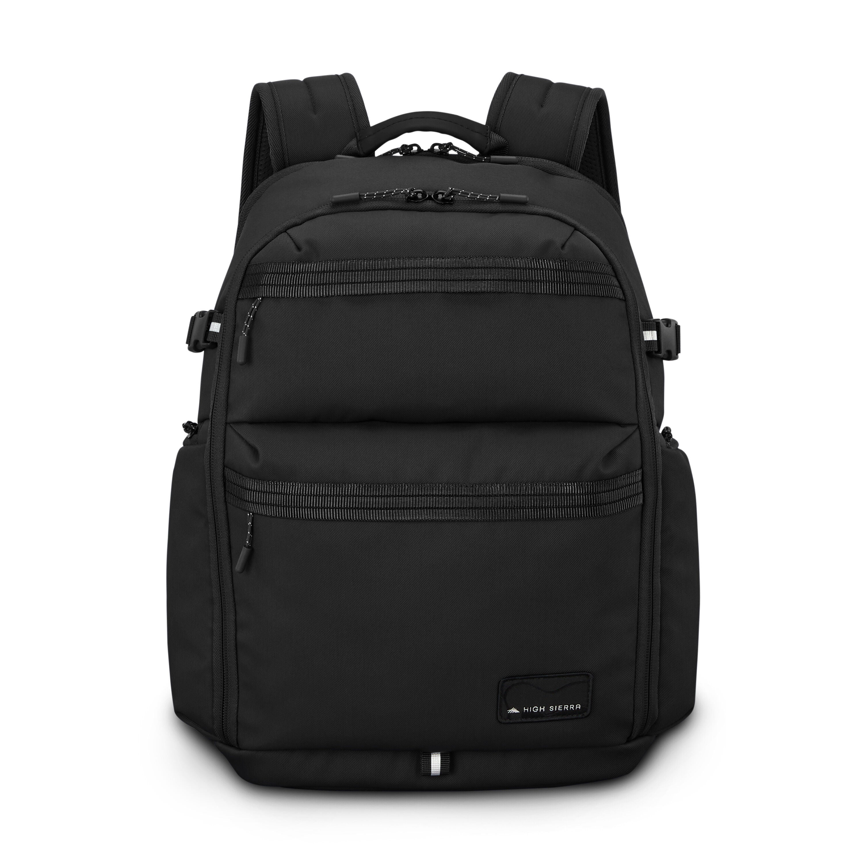 High Sierra 24/7 Pro Backpack in Black — angle view 3