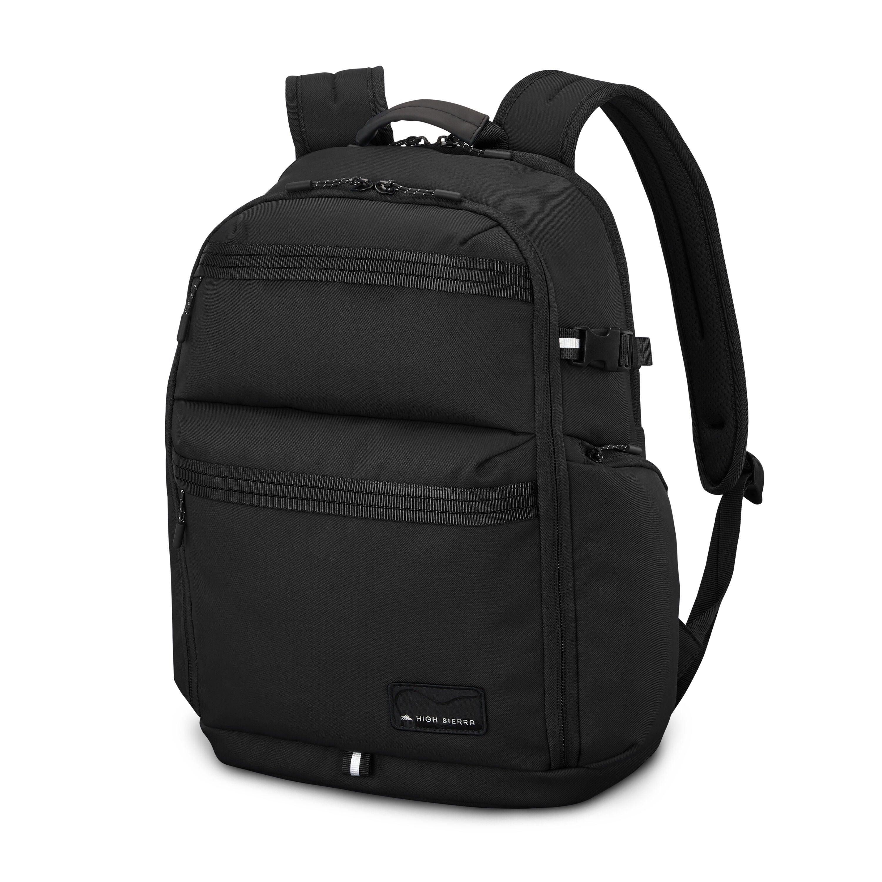 High Sierra 24/7 Pro Backpack in Black — front view