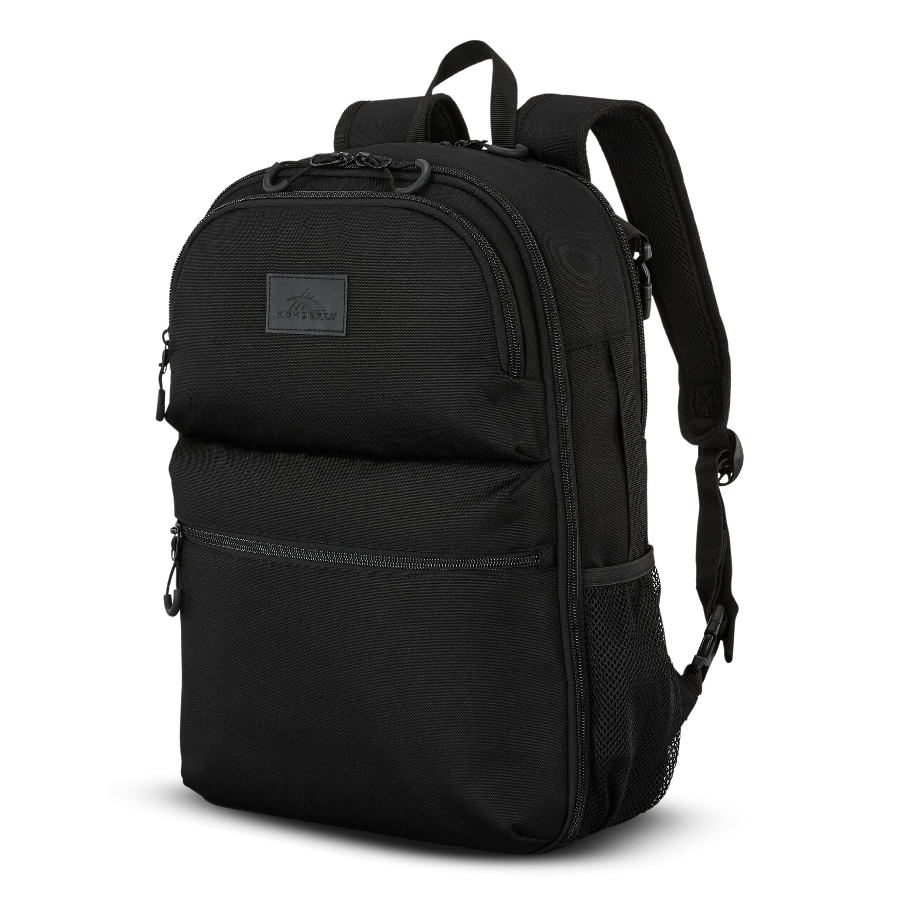 High Sierra Adaptive Backpack in Black — front view
