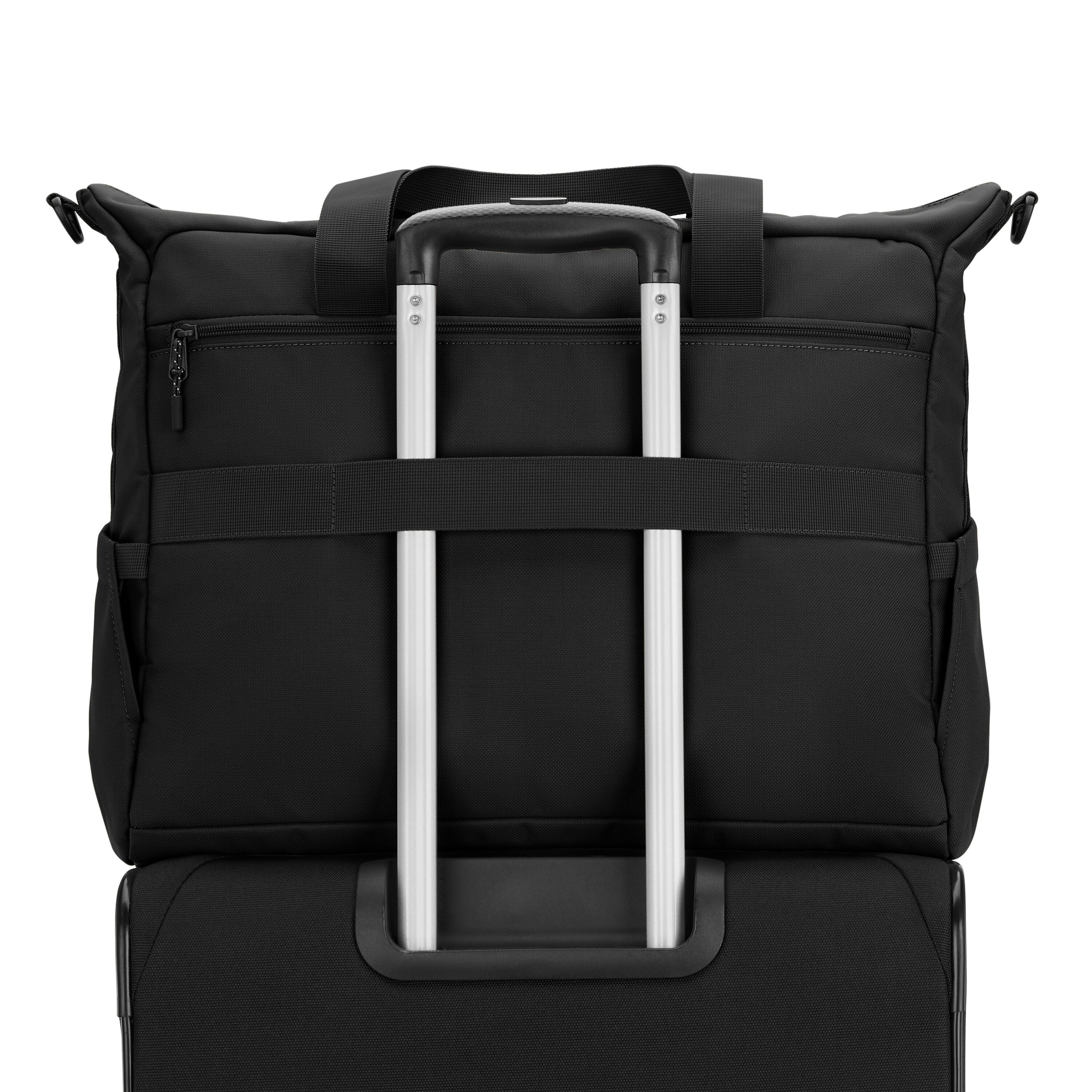 High Sierra Lineage Tote in Black — angle view 5