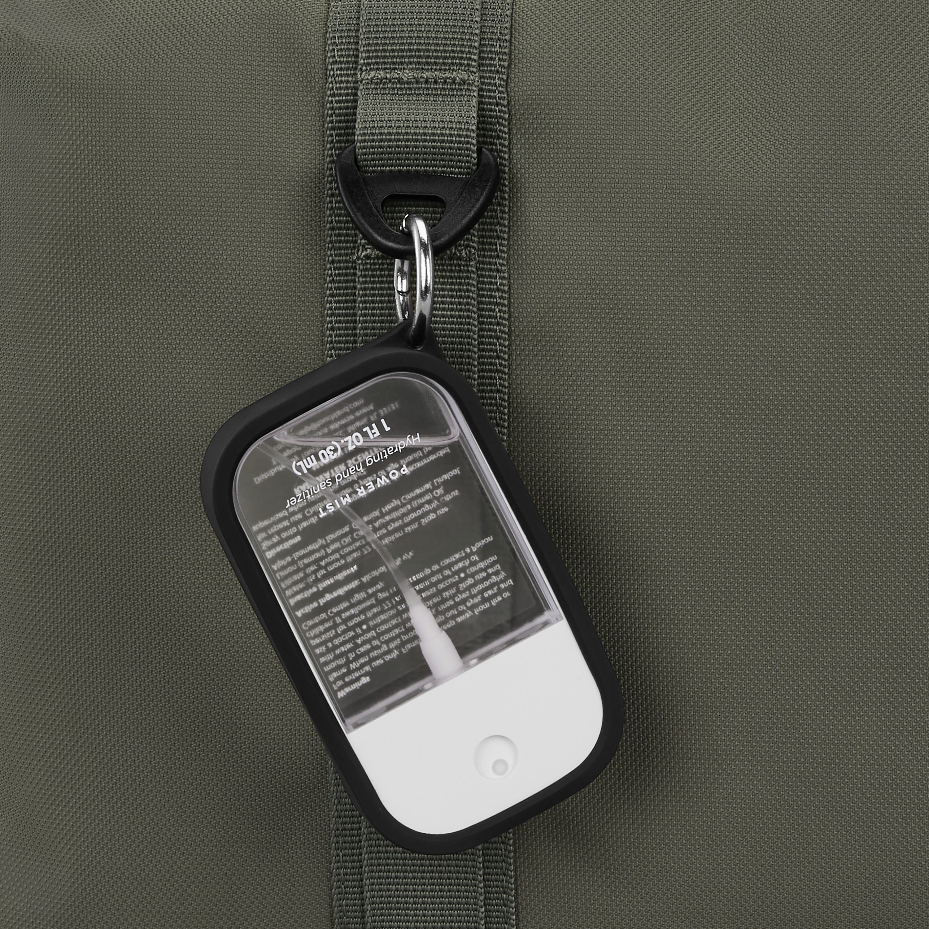 High Sierra Lineage Travel Backpack in Olive — angle view 4