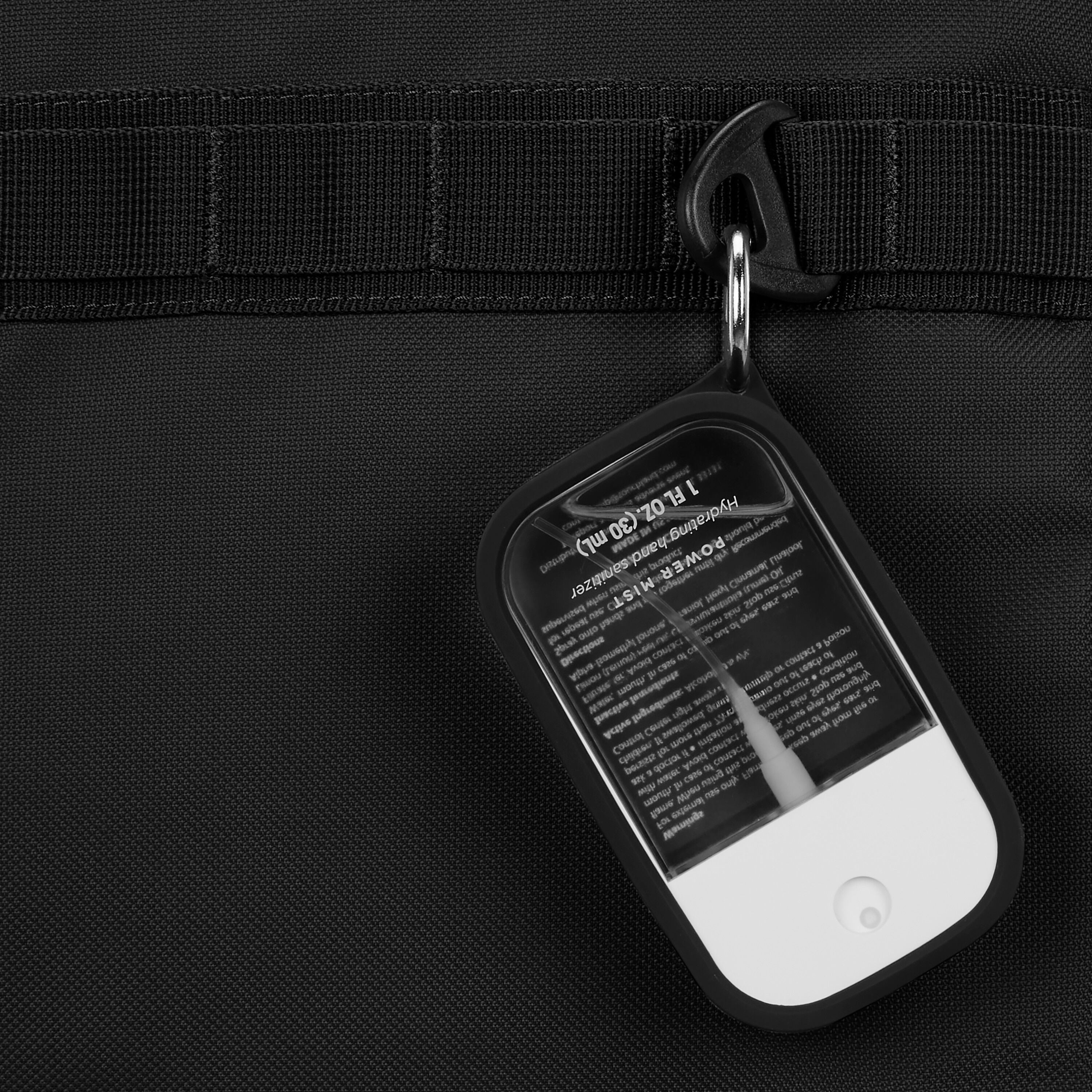 High Sierra Lineage Duffel in Black — angle view 4