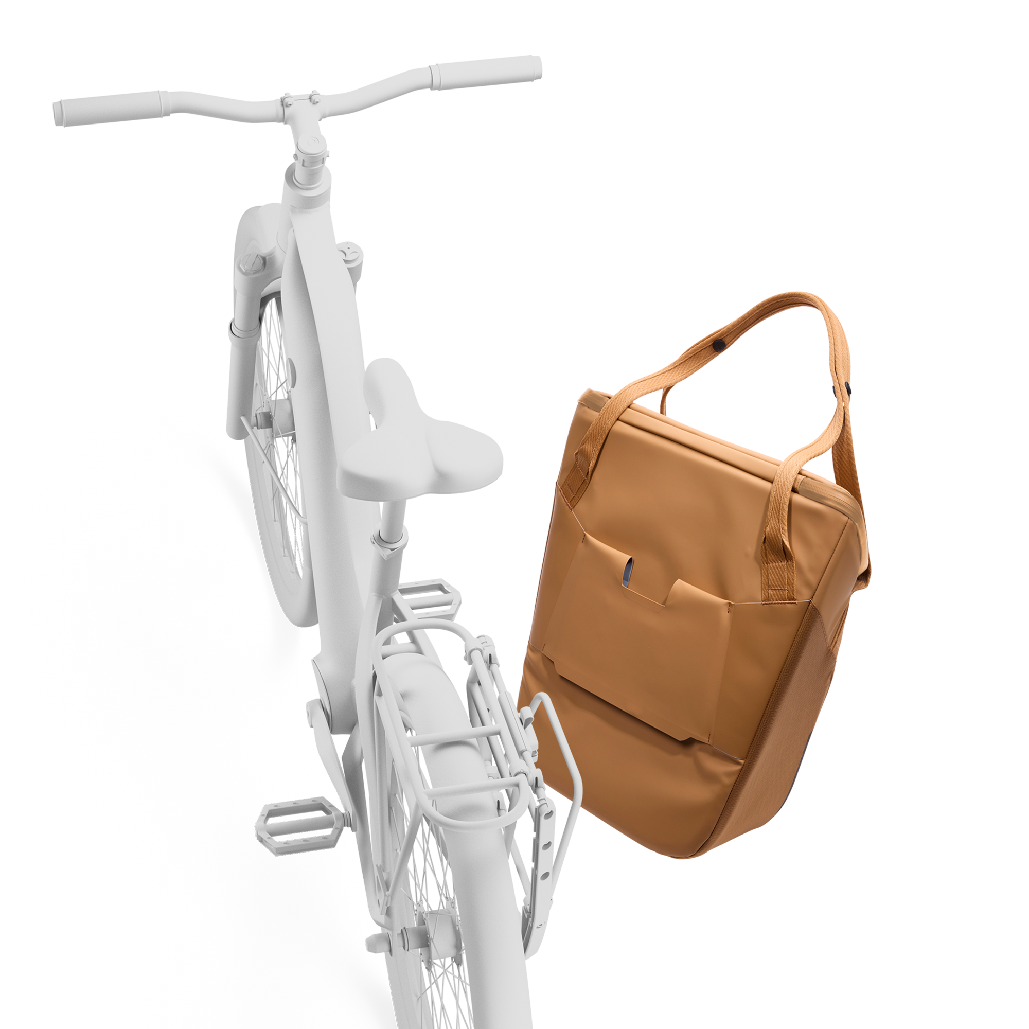 Thule Chasm Cooler with InLock 21L in Dusted Orange — angle view 3 # color_Dusted Orange