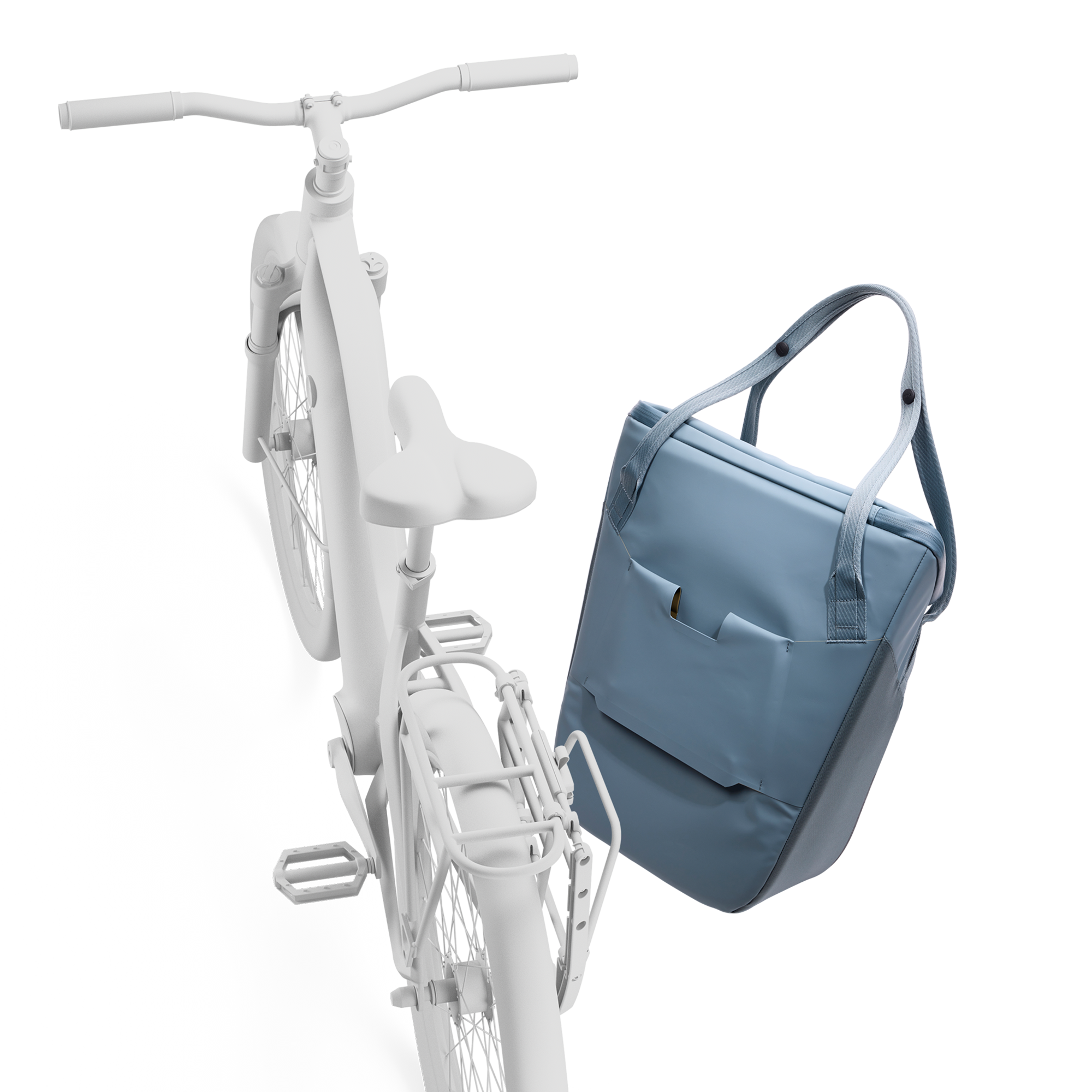 Thule Chasm Cooler with InLock 21L in Mid Blue — angle view 3 # color_Mid Blue