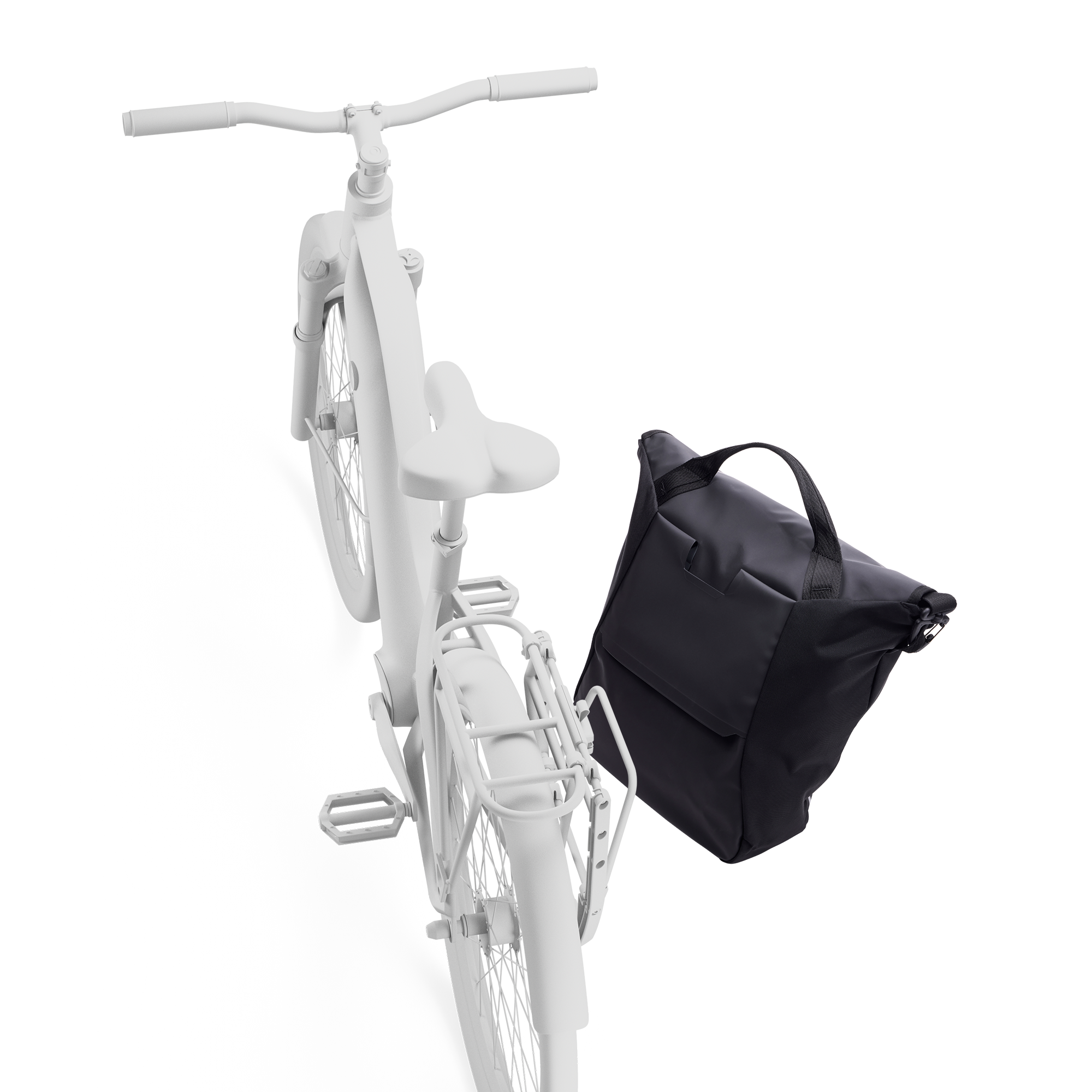 Thule Chasm Courier with InLock 22L in Black — angle view 3 # color_Black