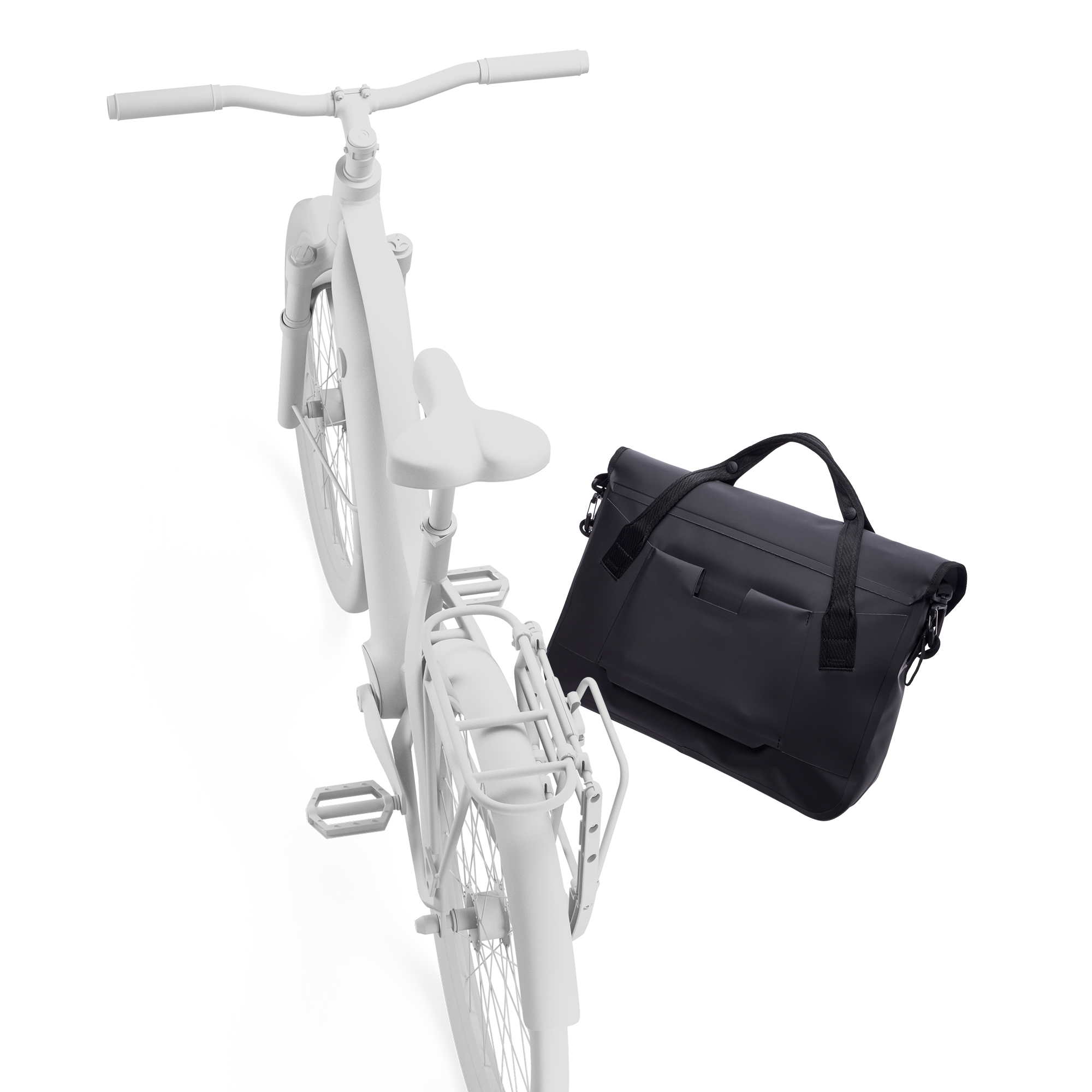 Thule Shield Attache with InLock 16" in Black — angle view 3 # color_Black
