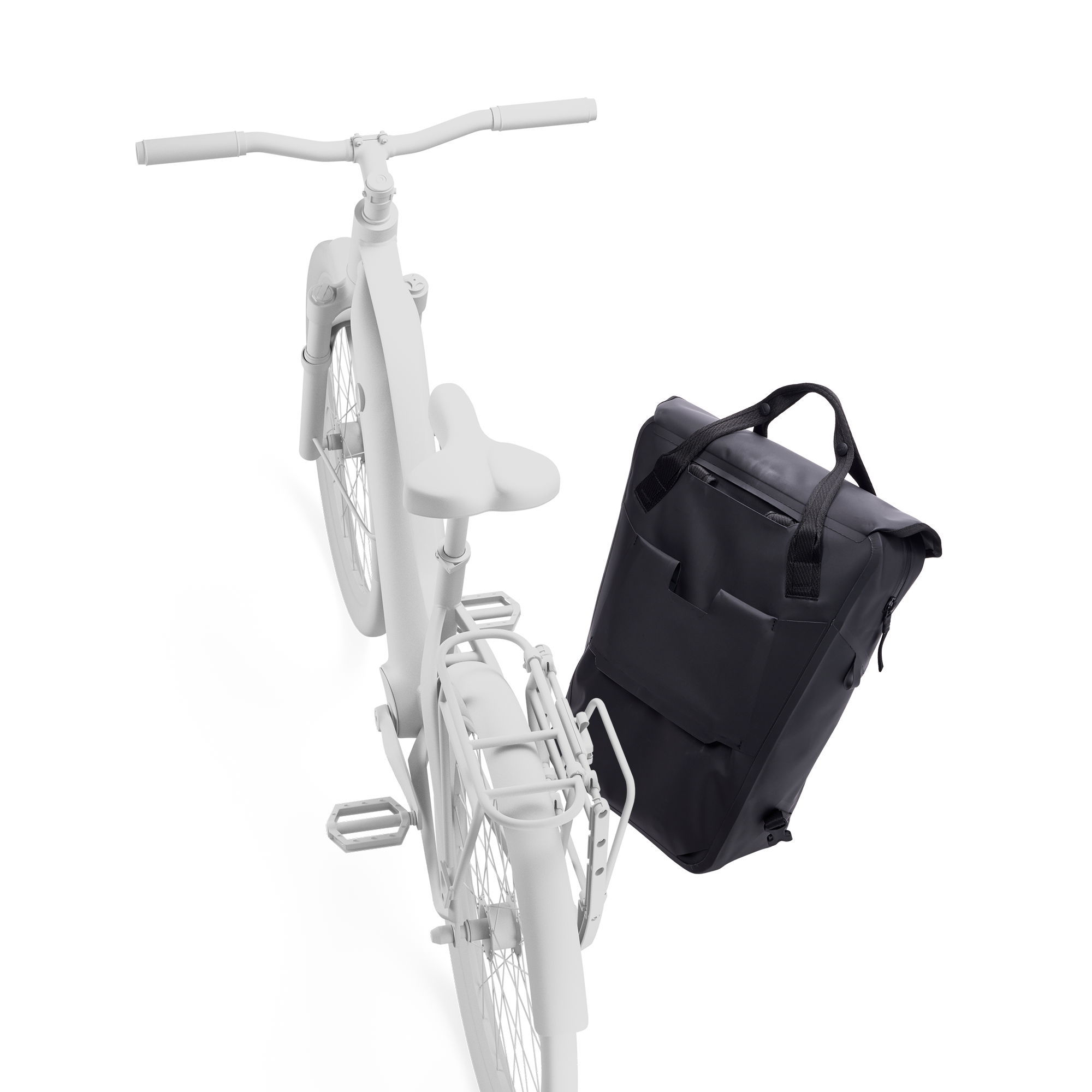 Thule Shield Backpack with InLock 23L in Black — angle view 3 # color_Black