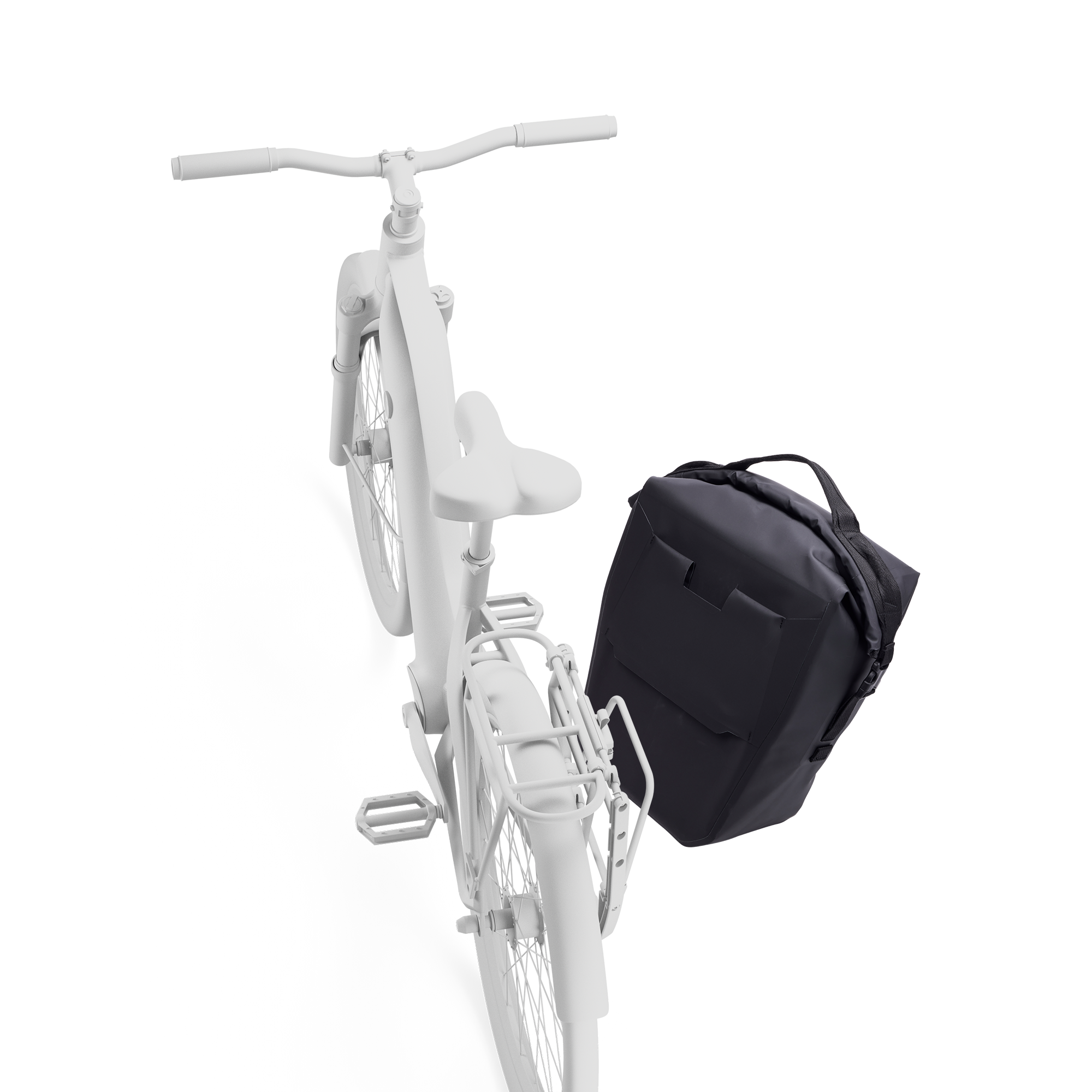 Thule Shield Pannier with InLock 22L in Black — angle view 3 # color_Black