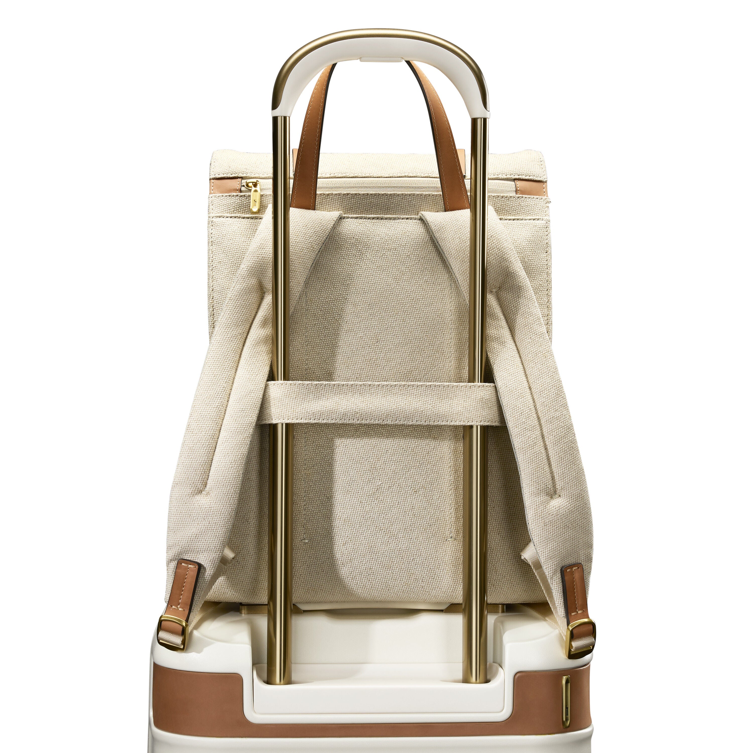 Hartmann Reserve Women's Backpack in Ecru — angle view 4