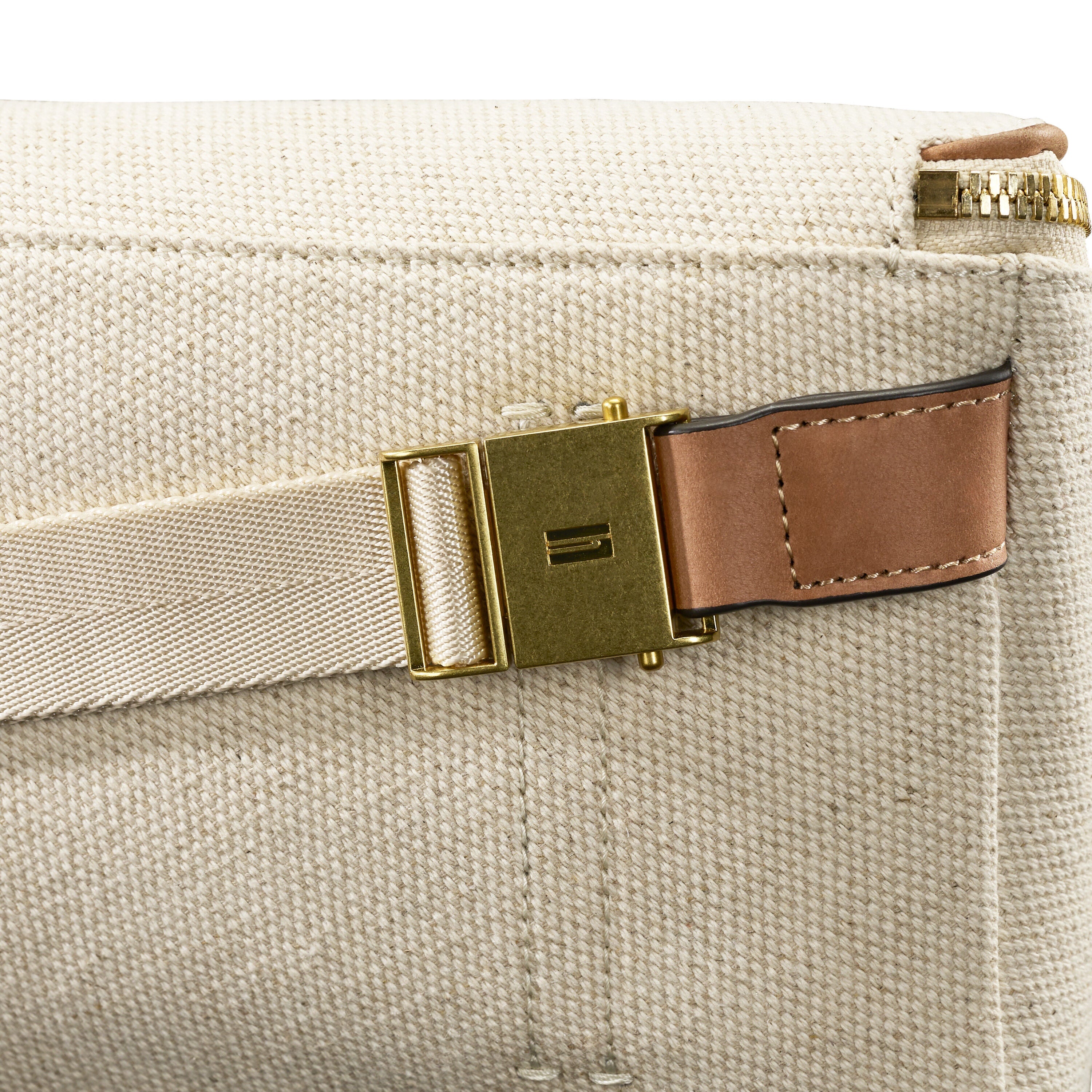 Hartmann Reserve Waist Bag in Ecru — angle view 2
