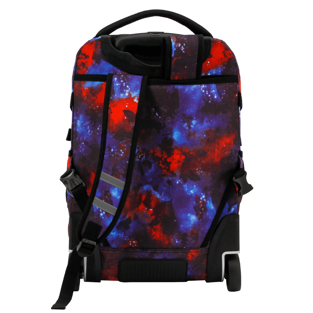 J World Lunar Multi-Purpose Laptop Rolling Backpack (19.5 Inch) in Galaxy — front view 3 # color_Galaxy