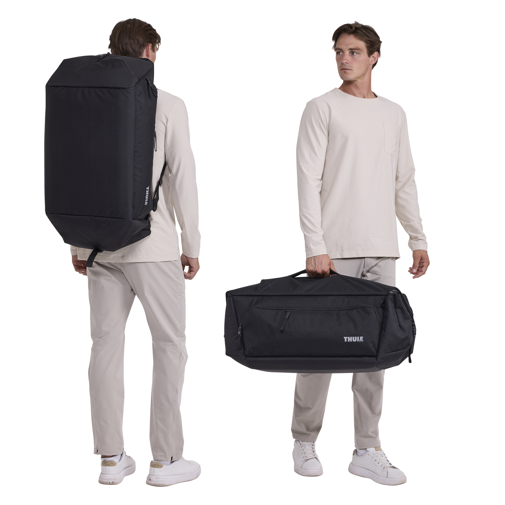 Thule Roundtrip MTB Duffel 70L in Black — lifestyle # color_Black