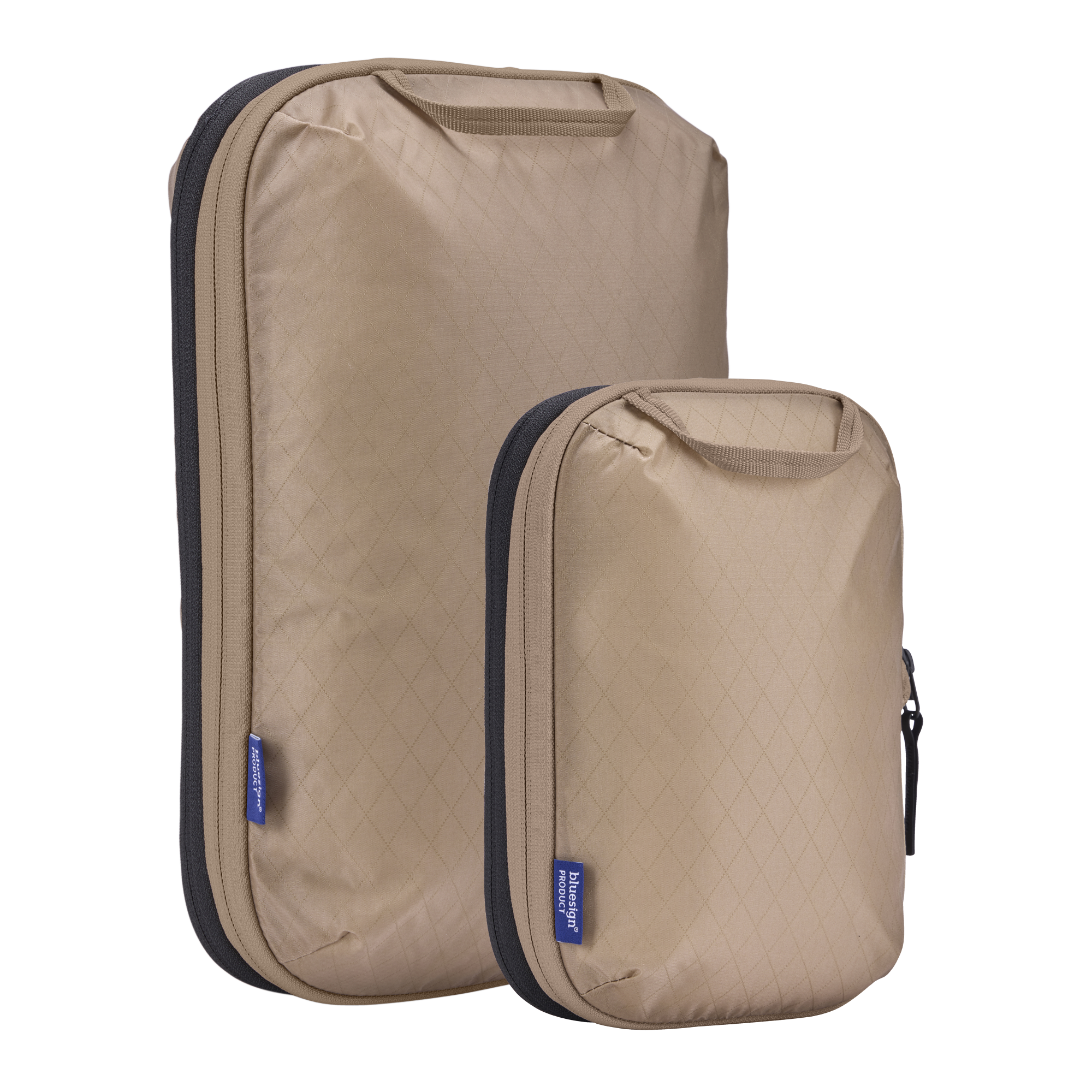 Thule Compression Cube Set in Gentle Beige — back view # color_Gentle Beige