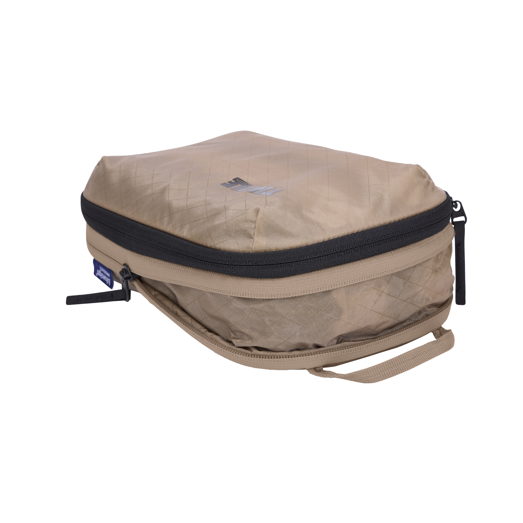 Thule Compression Packing Cube Small in Gentle Beige — angle view 3 # color_Gentle Beige