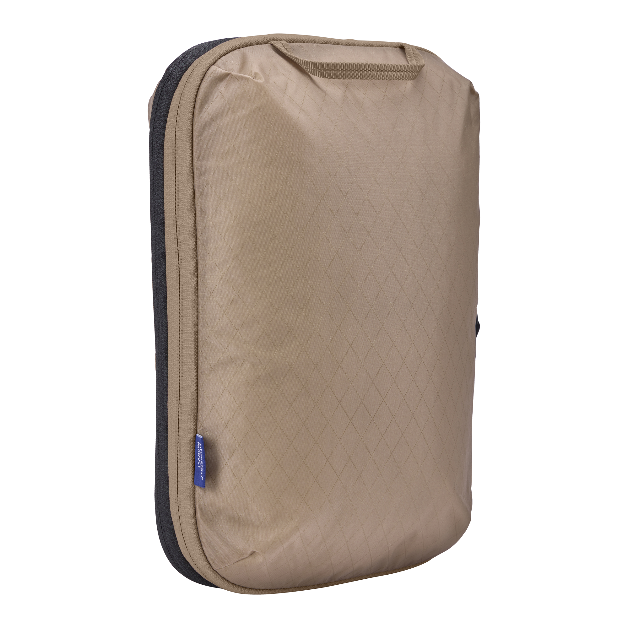 Thule Compression Packing Cube Medium in Gentle Beige — back view # color_Gentle Beige