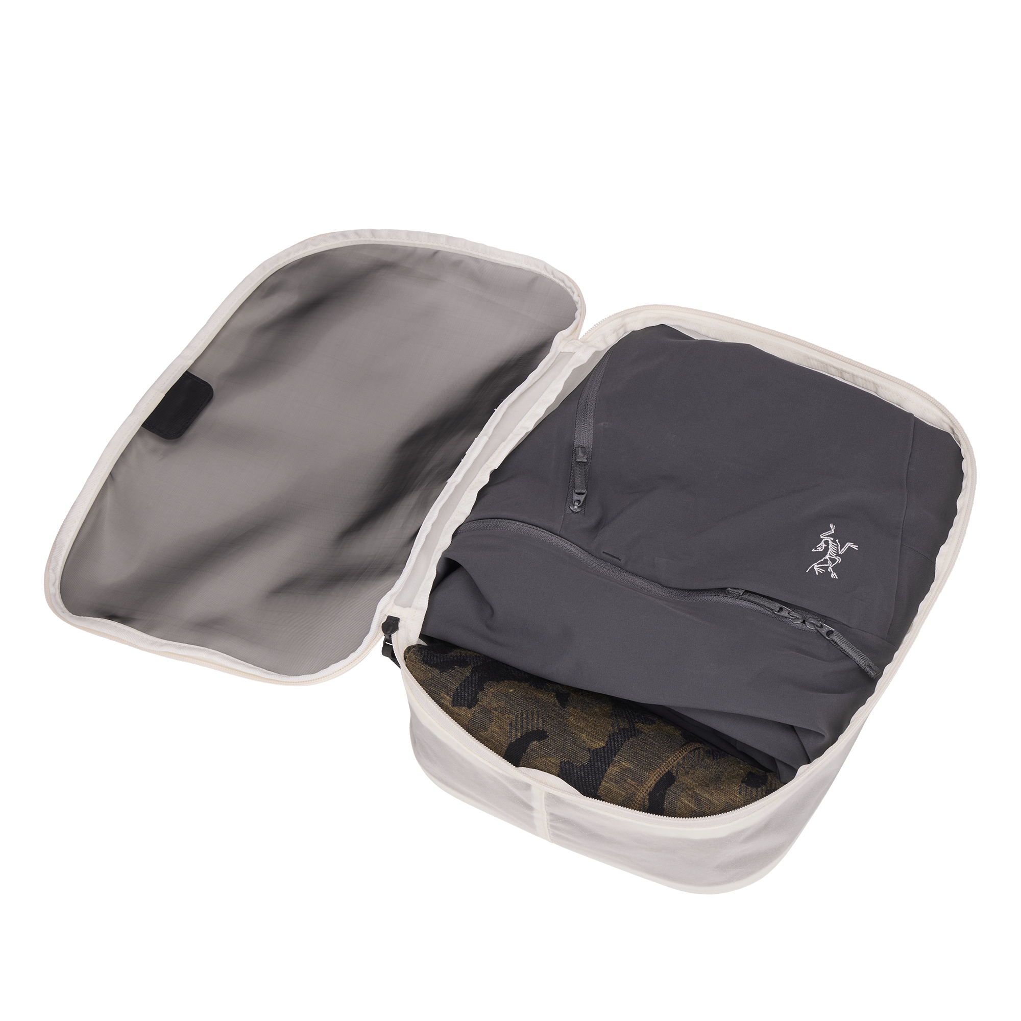Thule Packing Cube Medium in White — interior view # color_White