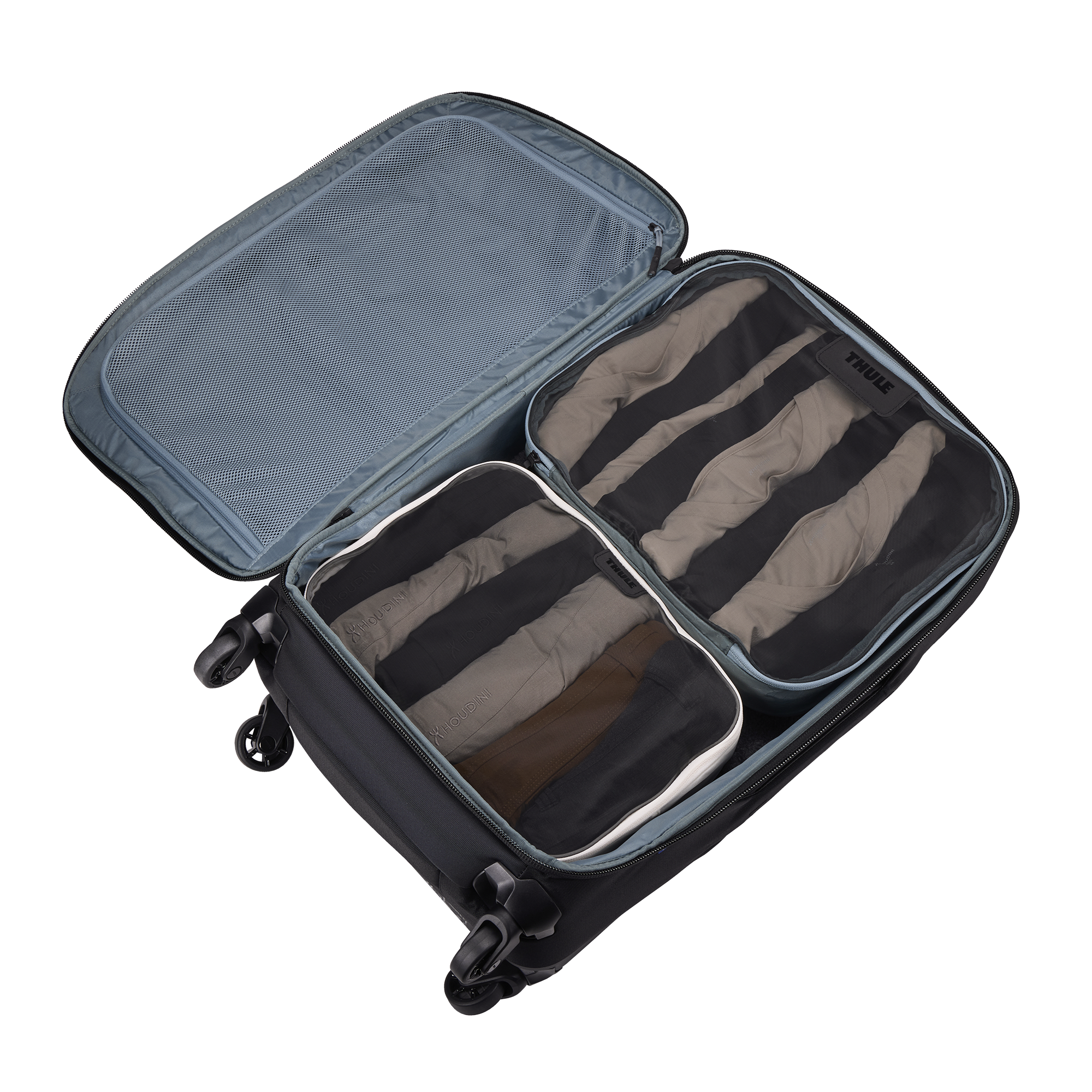 Thule Packing Cube Family Set in Pond Gray/White — angle view 3 # color_Pond Gray/White