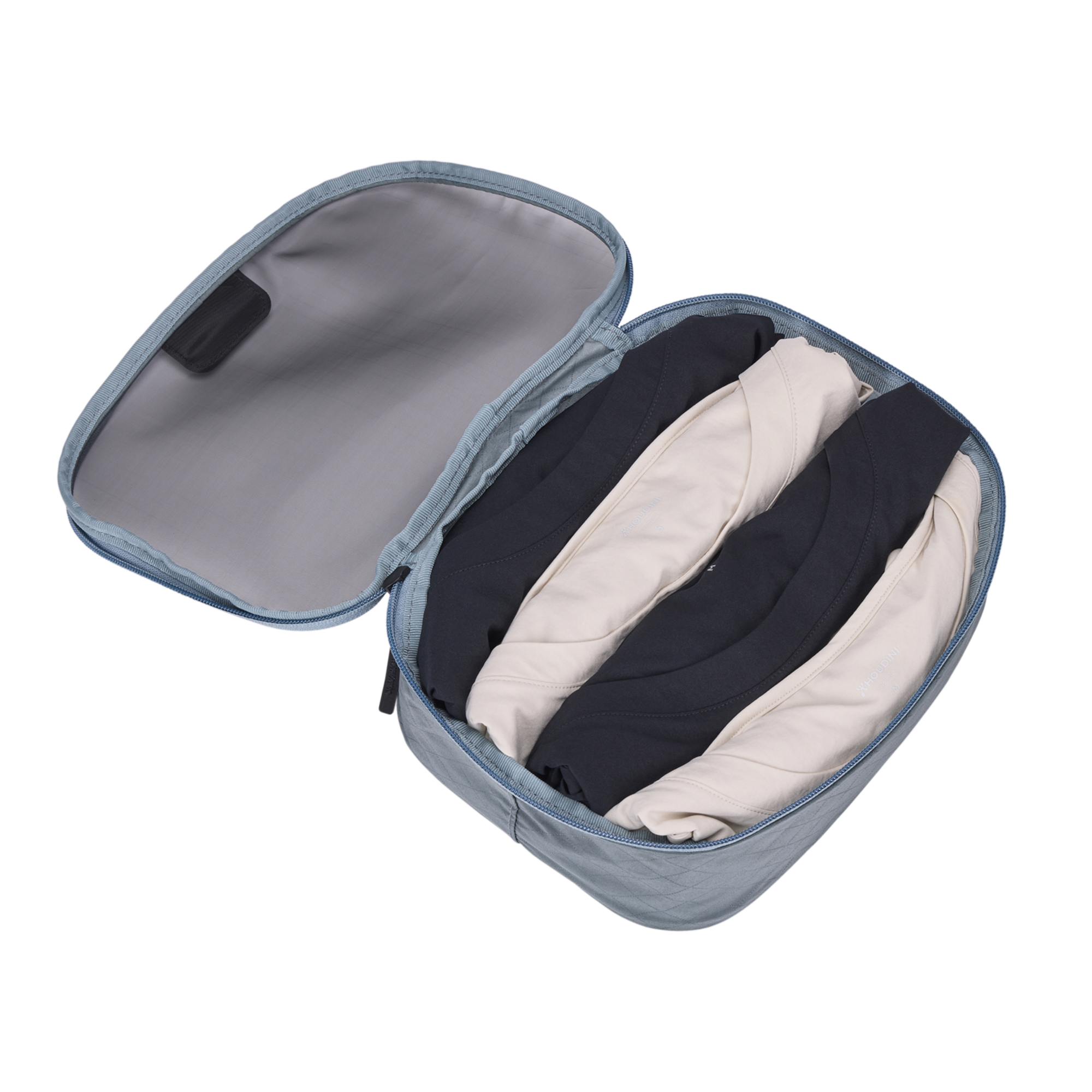 Thule Packing Cube Small in Pond Gray — interior view # color_Pond Gray
