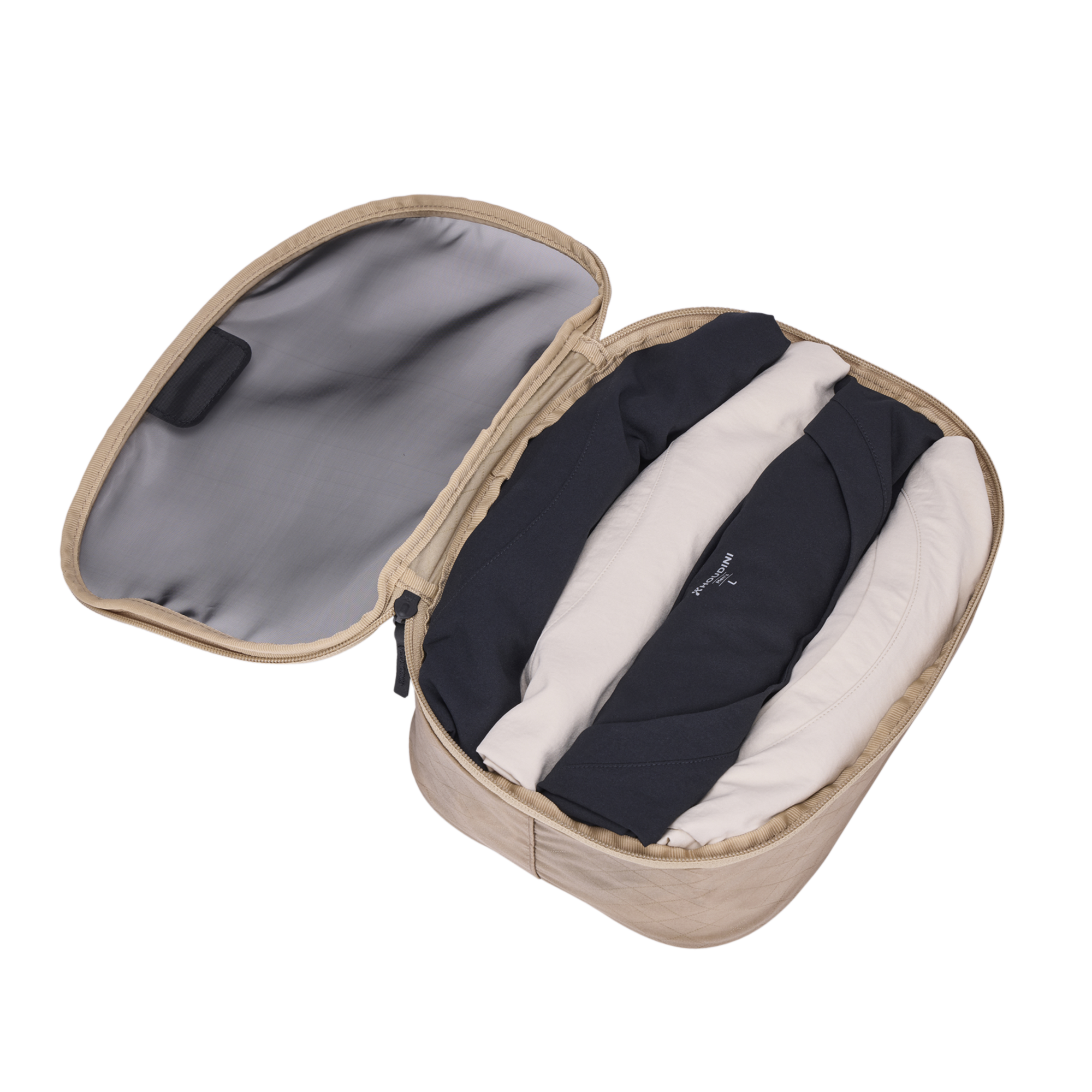 Thule Packing Cube Small in Gentle Beige — interior view # color_Gentle Beige