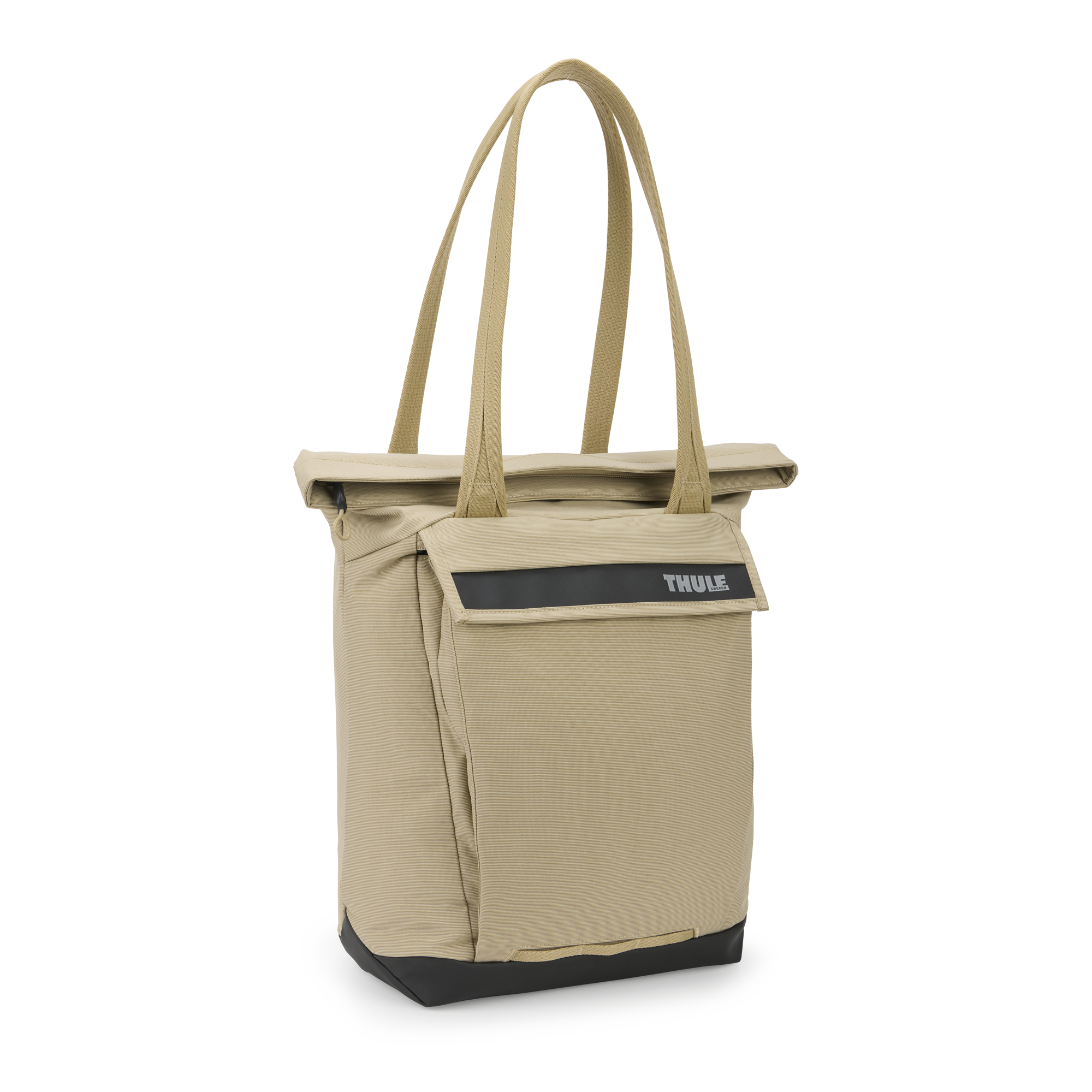Thule Paramount Tote 22L in Gentle Beige — front view # color_Gentle Beige