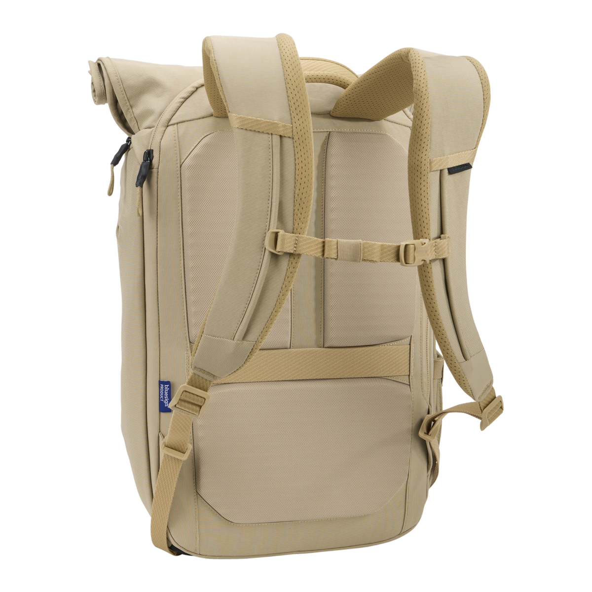 Thule Paramount Backpack 24L in Gentle Beige — back view