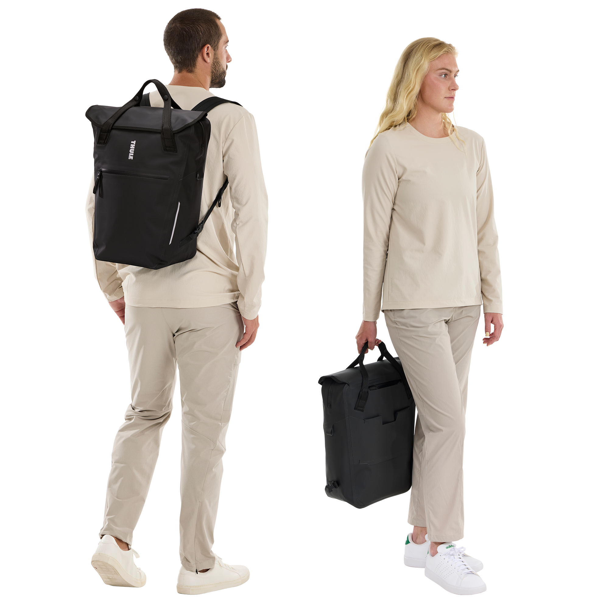 Thule Shield Backpack with InLock 23L in Black — lifestyle # color_Black