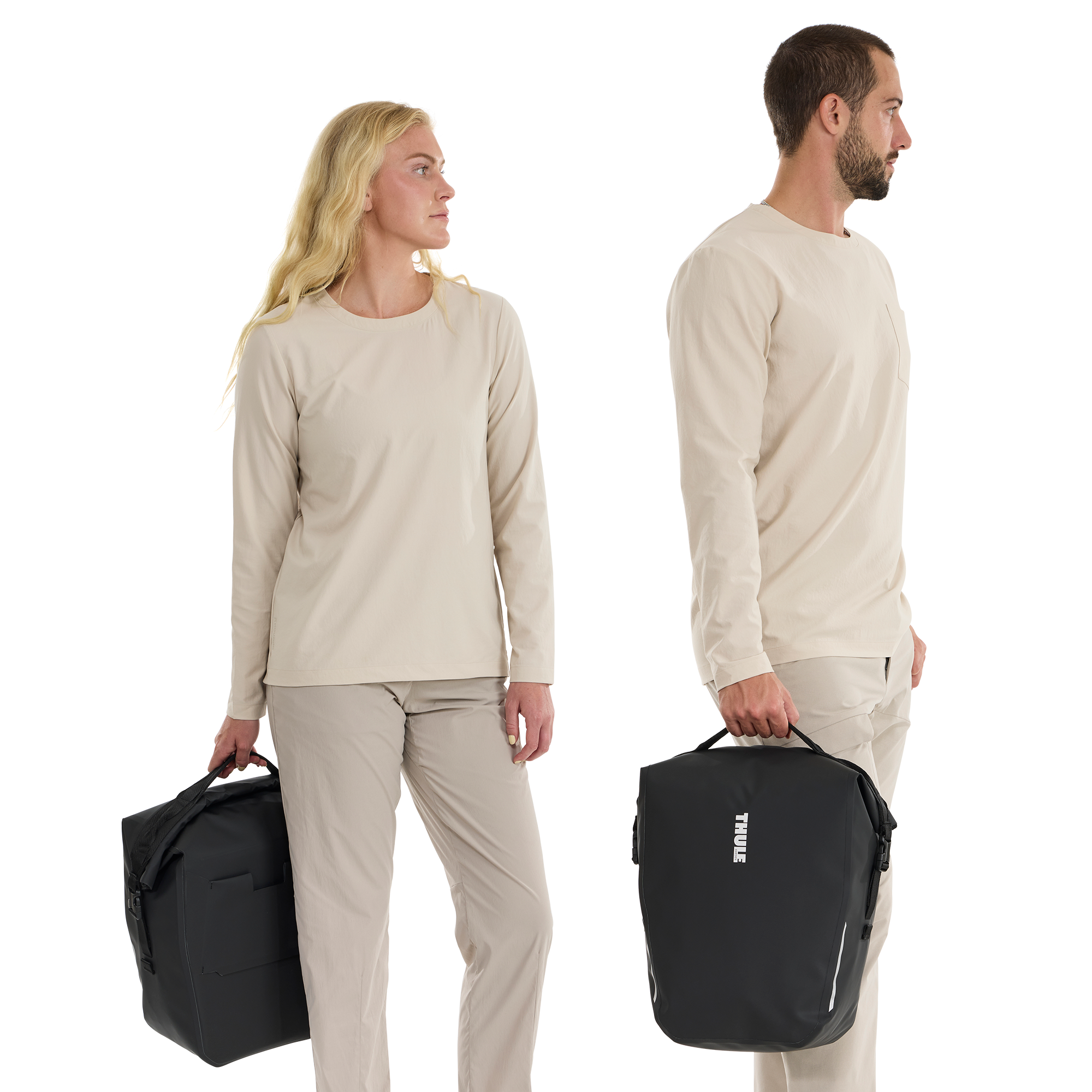 Thule Shield Pannier with InLock 22L in Black — lifestyle # color_Black