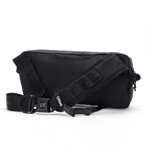 Chrome Industries Kadet 9L sling bag – graphic print colorway, three-quarter view