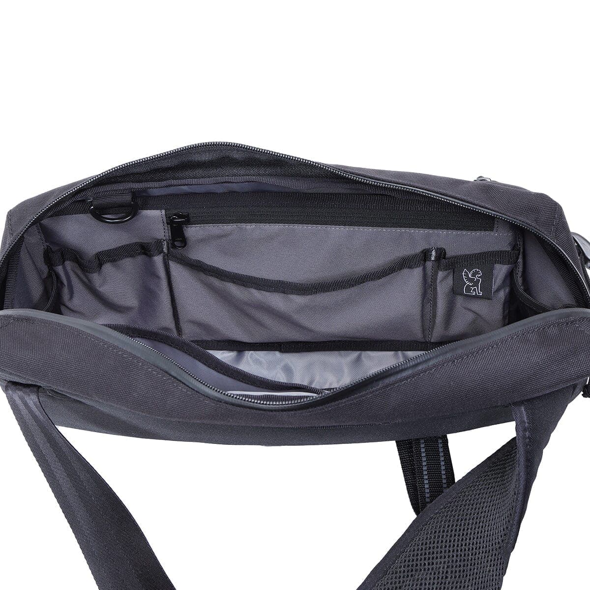 Chrome Industries Kadet Organizer in Black — angle view 2