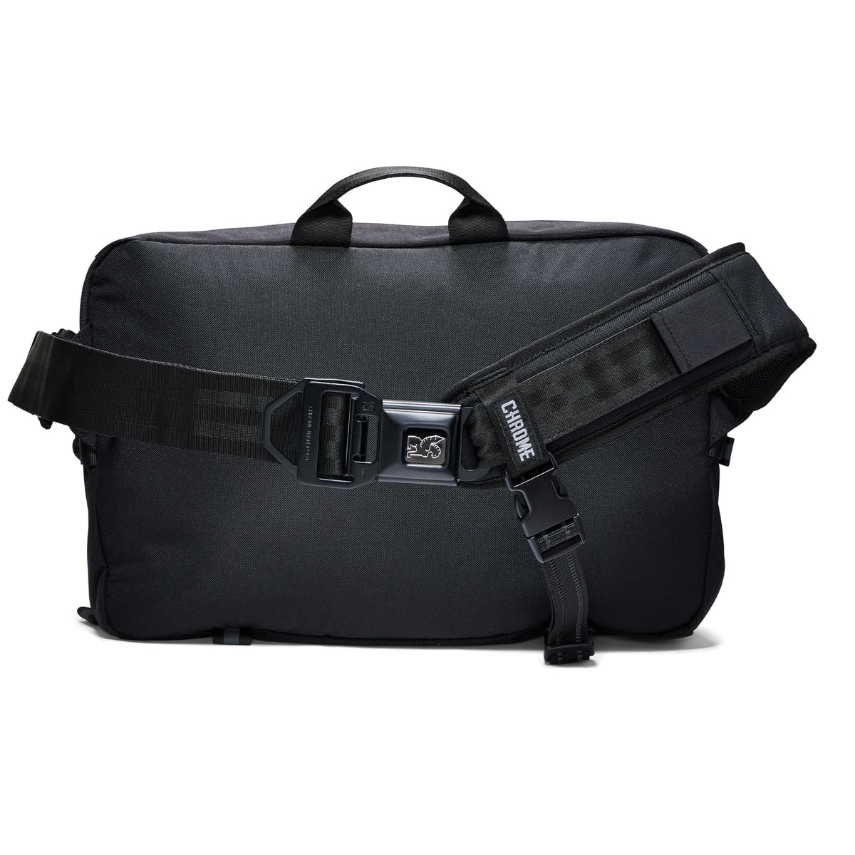 Chrome Industries Kadet Max Sling Bag 15L in Black — back view