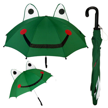 Vista 2030 Freddy Frog Umbrella in Green — front view