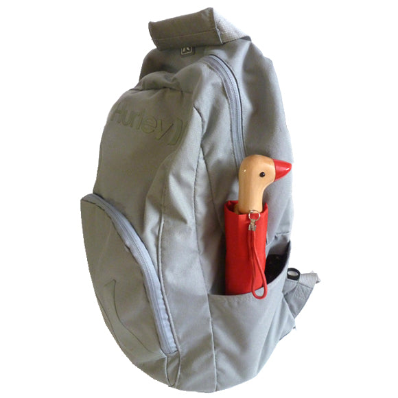 Vista 2037 Kid's Backpack Umbrella in Red Duck — lifestyle # color_Red Duck