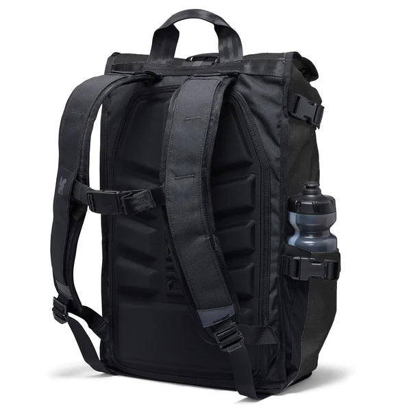 Chrome Industries Barrage 22L backpack – black, standing view
