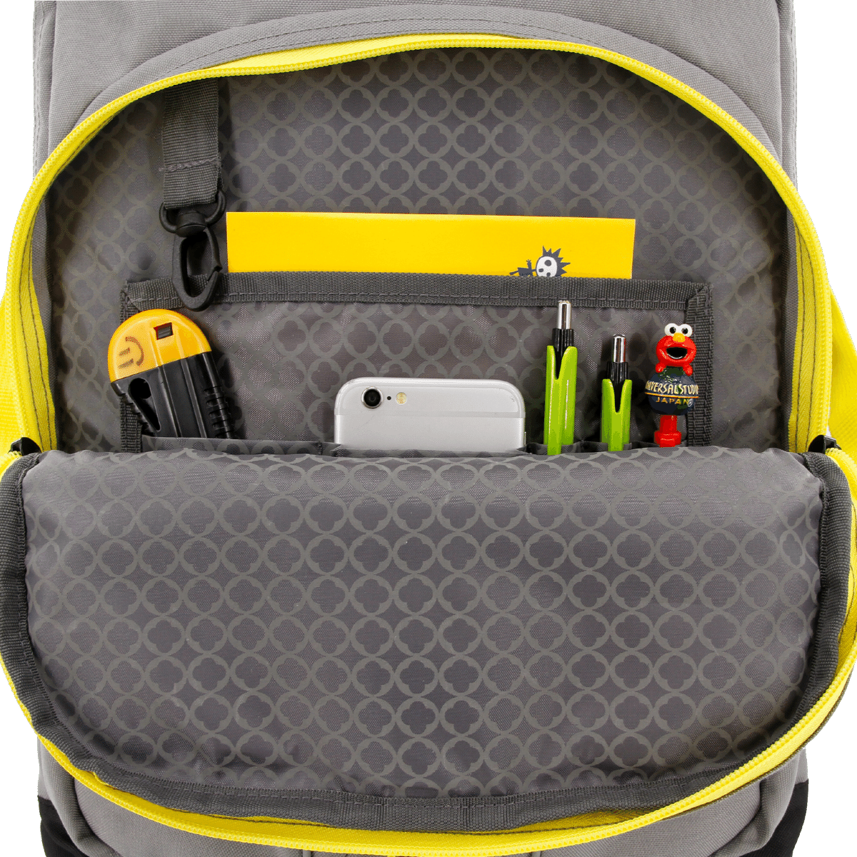 J World Lunar Multi-Purpose Laptop Rolling Backpack (19.5 Inch) in Grey — detail view 2 # color_Grey