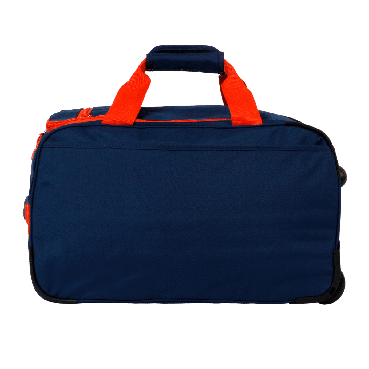 J World Duane Rolling Duffel Bag in Navy — back view # color_Navy
