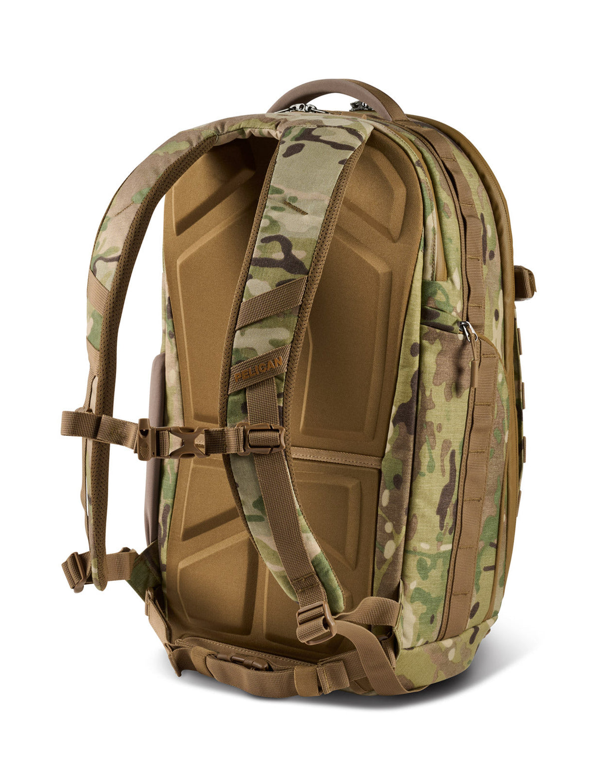 Pelican Aegis 25L Tactical Travel Pack in MultiCam — angle view 3