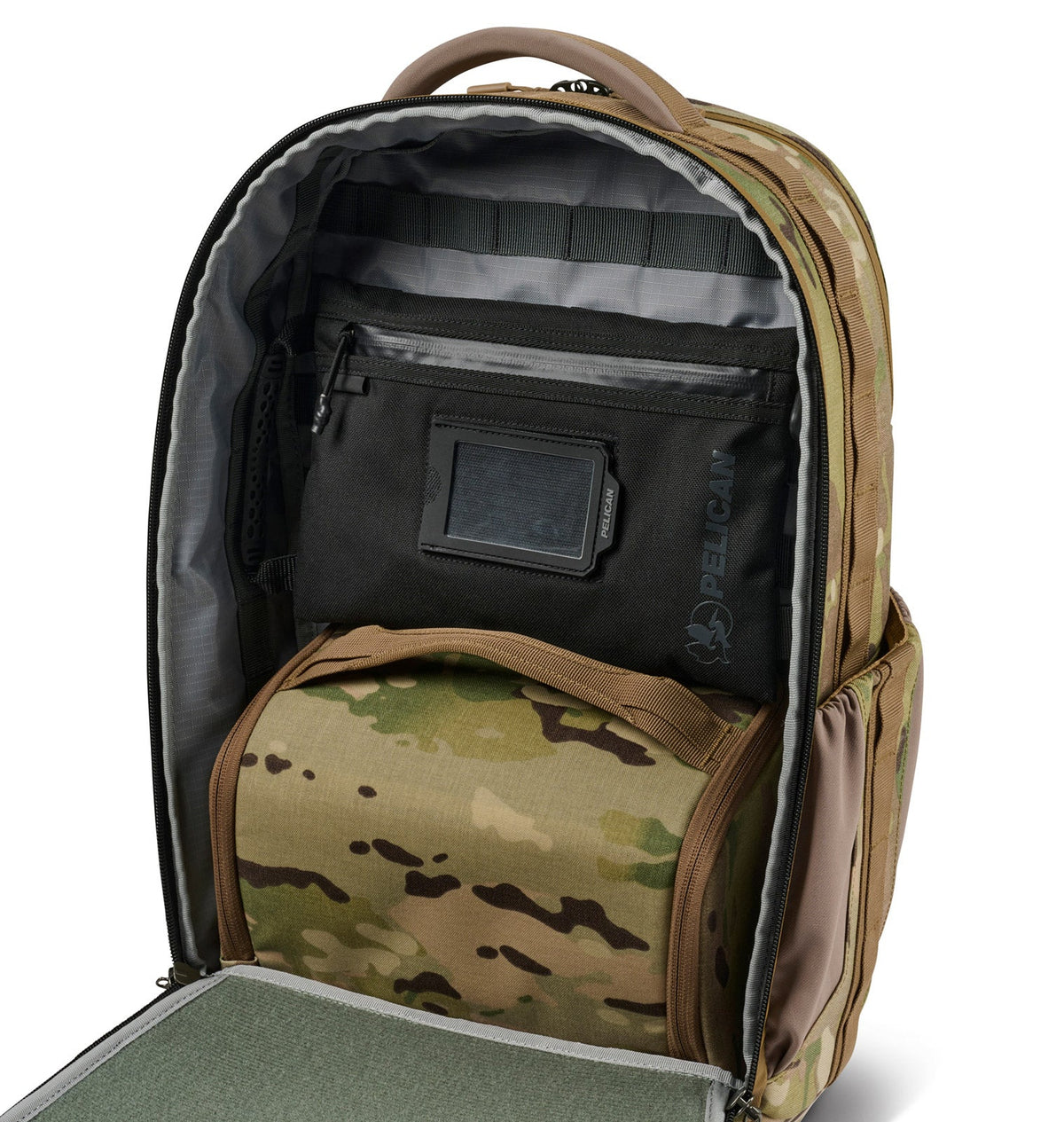 Pelican Aegis 25L Tactical Travel Pack in MultiCam — detail view