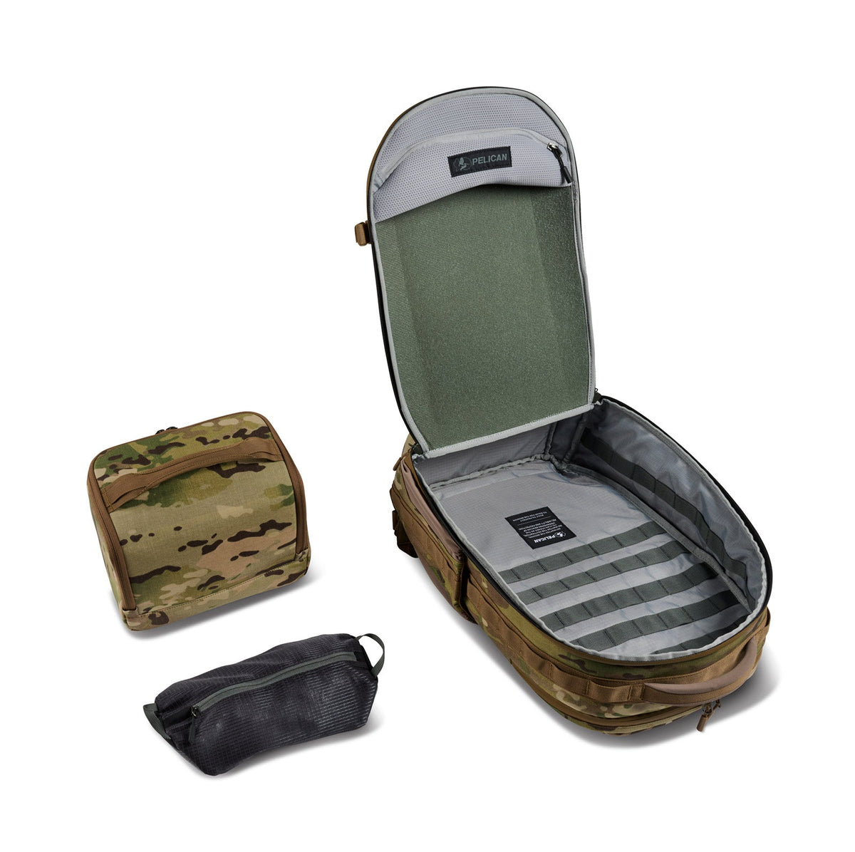 Pelican Aegis 25L Tactical Travel Pack in MultiCam — interior view 2