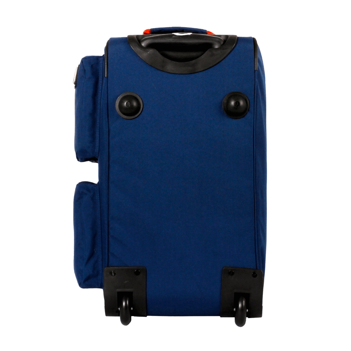 J World Duane Rolling Duffel Bag in Navy — back view 2 # color_Navy