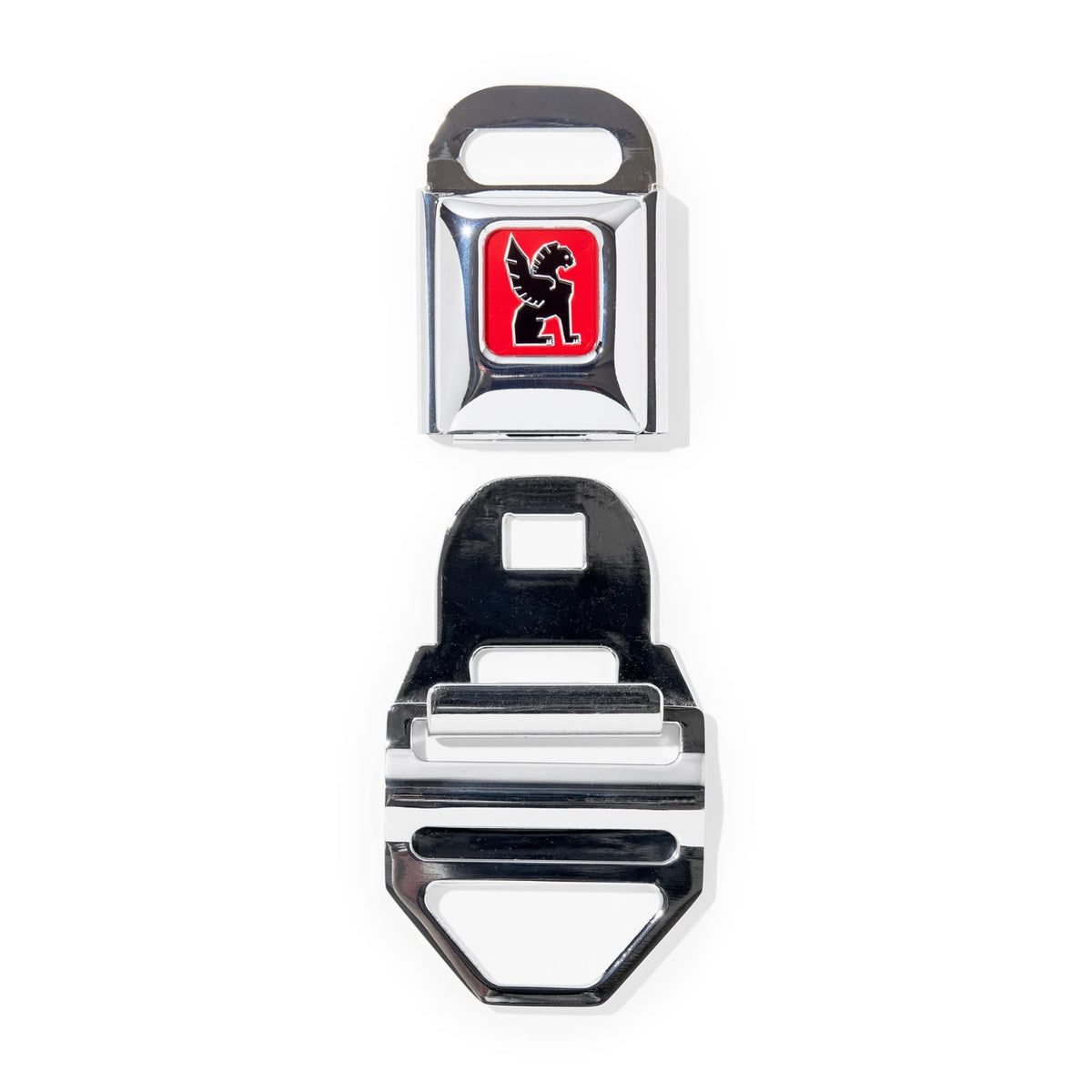 Chrome Industries Seatbelt Buckle Large (2") in Chrome — angle view 2