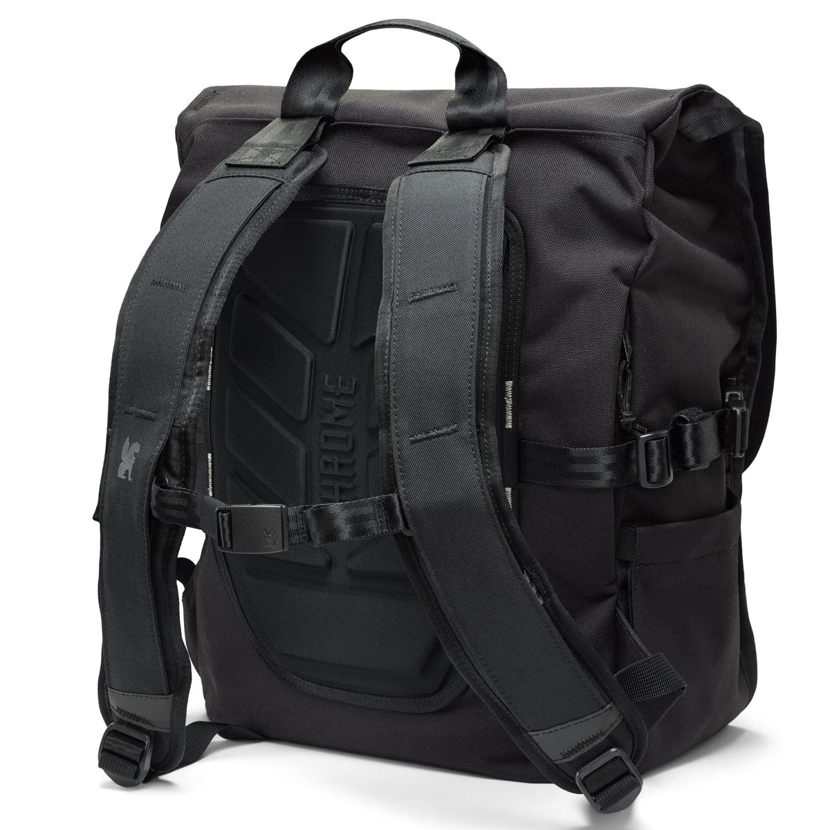 Chrome Industries Warsaw Pack 30L in Black — back view