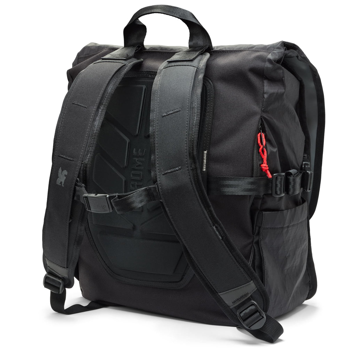 Chrome Industries Warsaw Pack 30L in Black XRF — back view